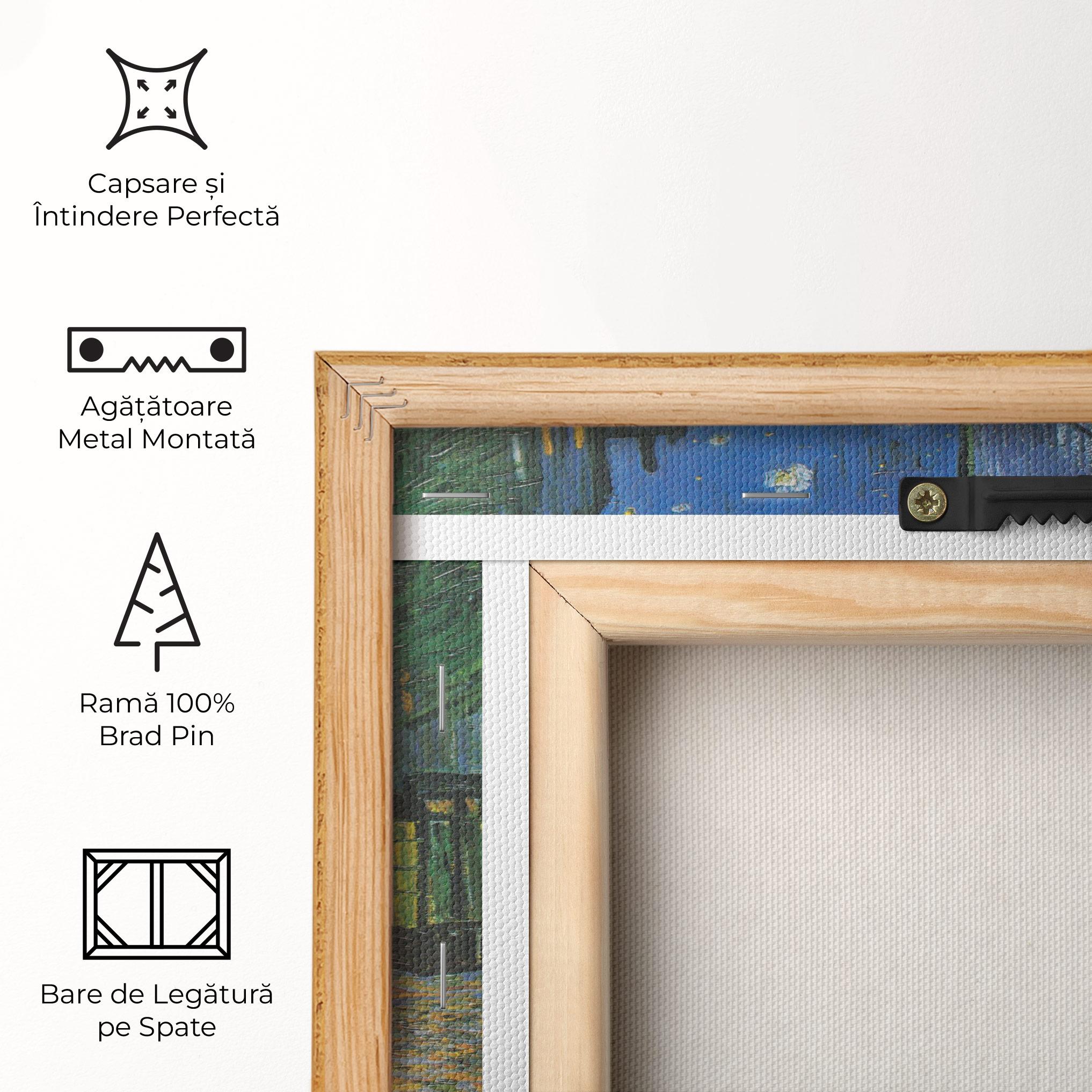 Tablou Canvas Cafe Terrace At Night mockup 5