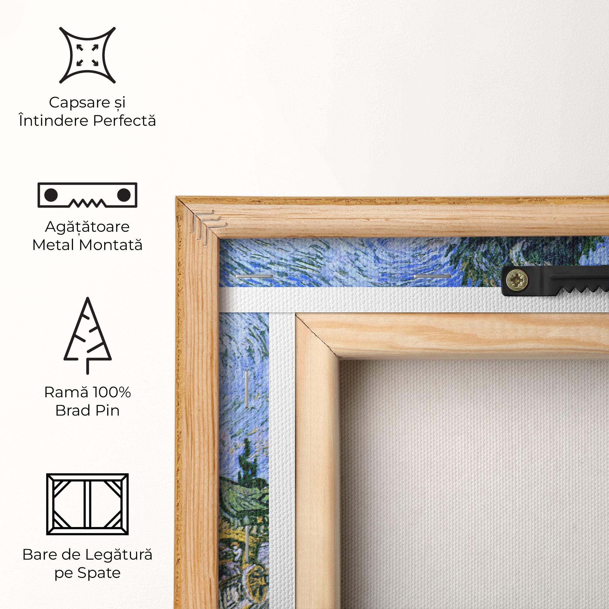 Tablou Canvas Road With Cypress mockup 5