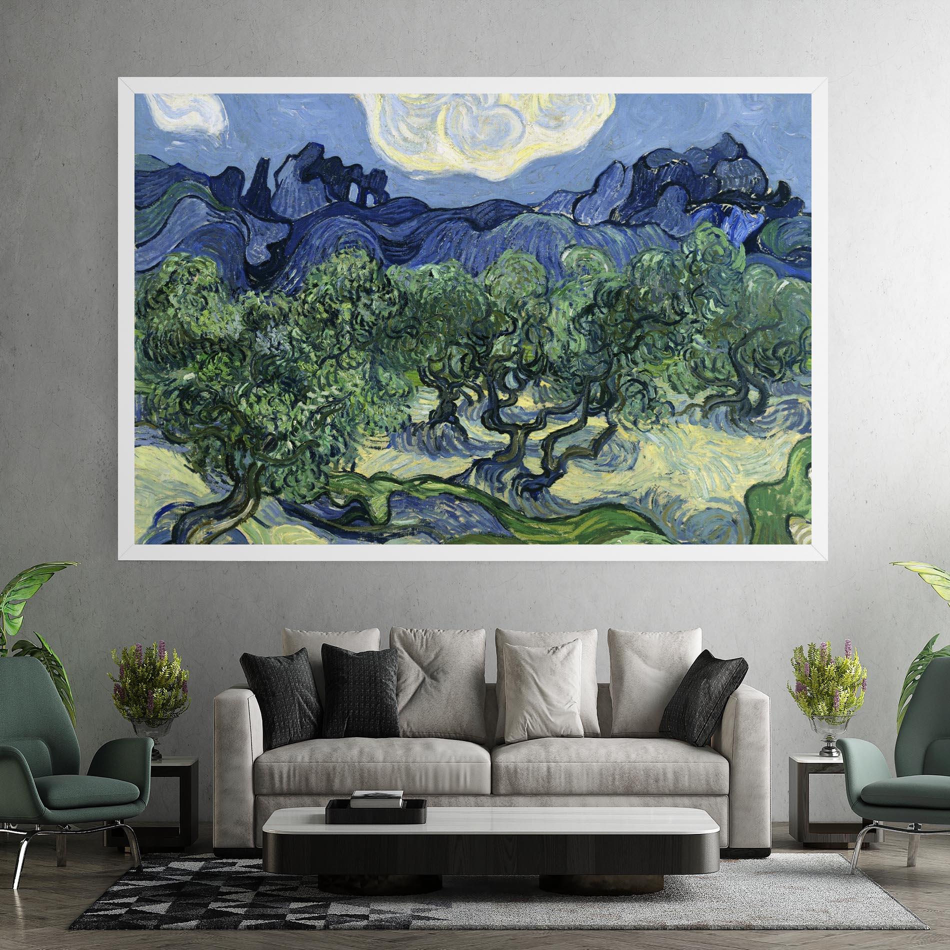 Tablou Canvas Olive Trees Alpilles mockup 7