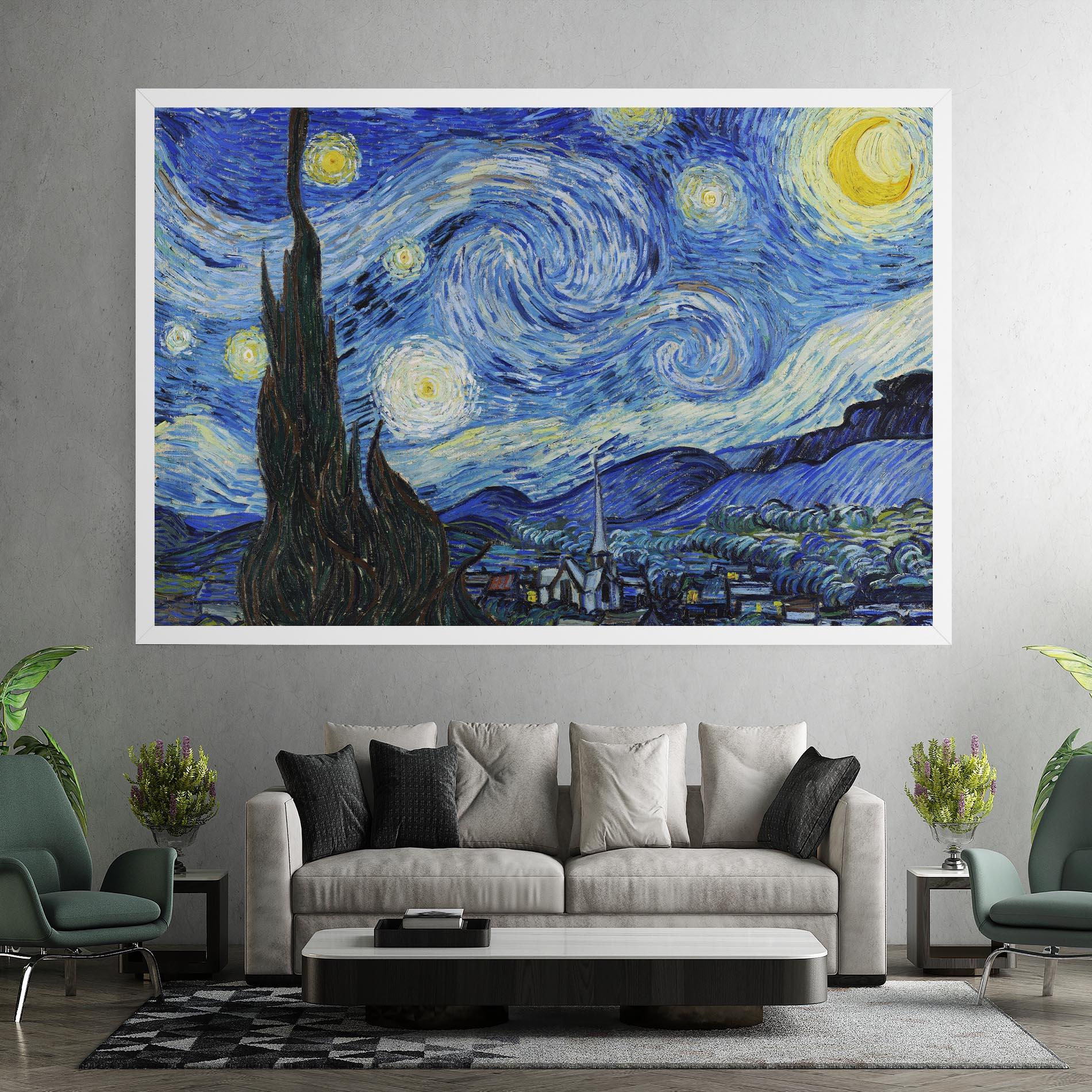 Tablou Canvas The Starry Night mockup 7
