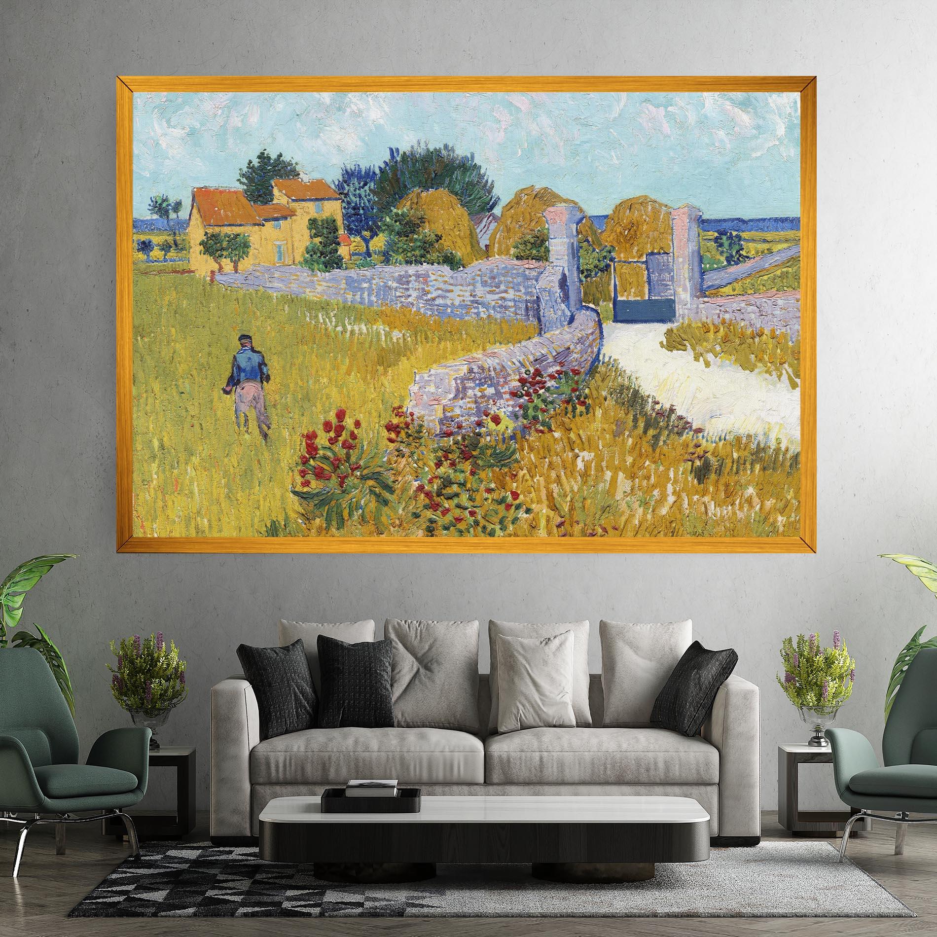 Tablou Canvas Farmhouse In Provence mockup 7