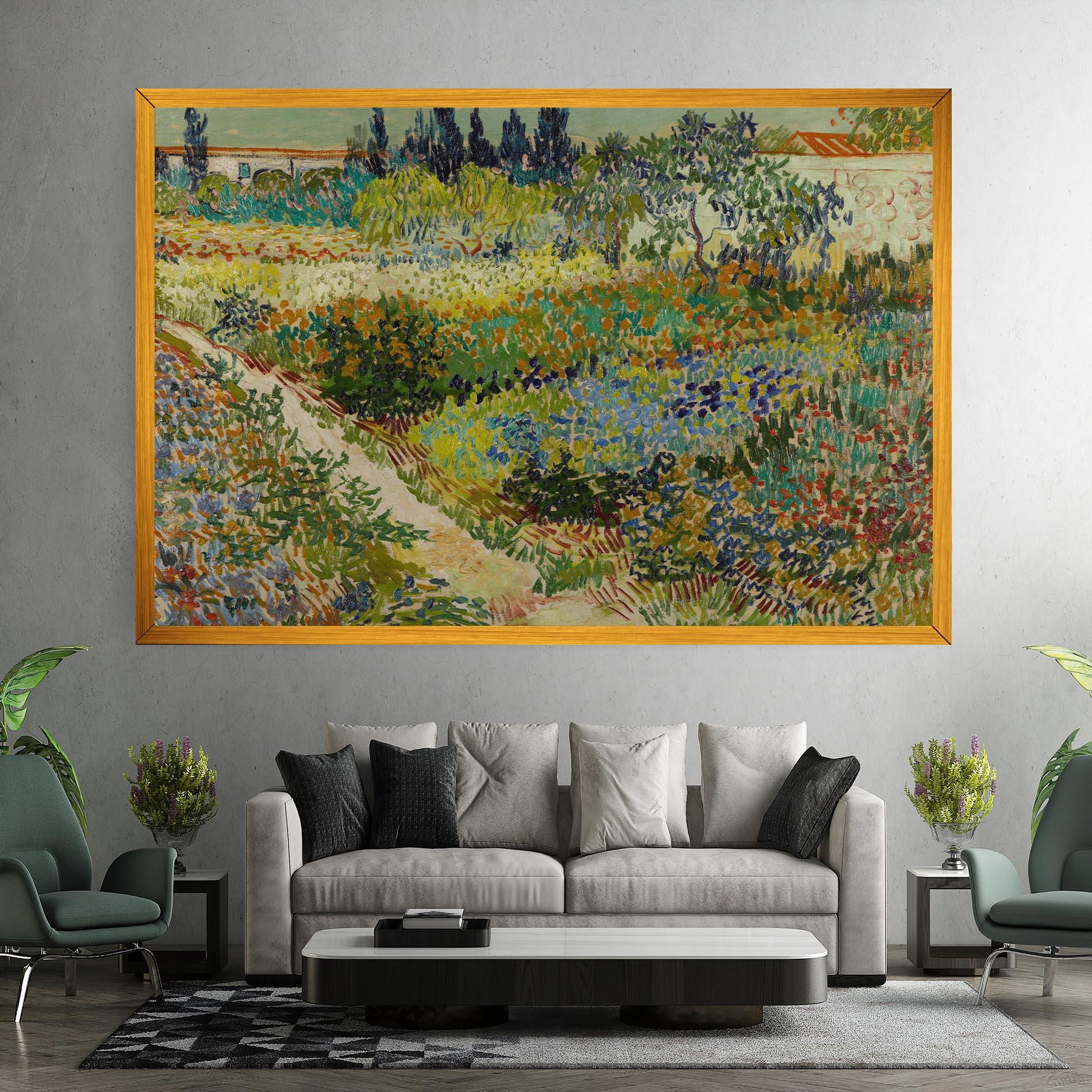 Tablou Canvas Garden At Arles mockup 7