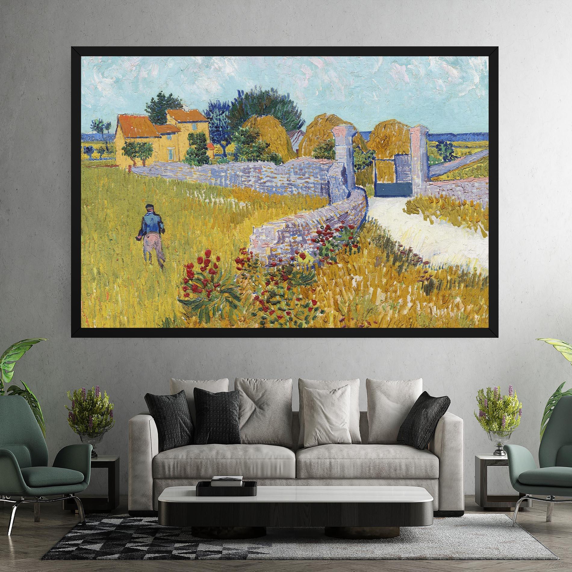 Tablou Canvas Farmhouse In Provence mockup 7