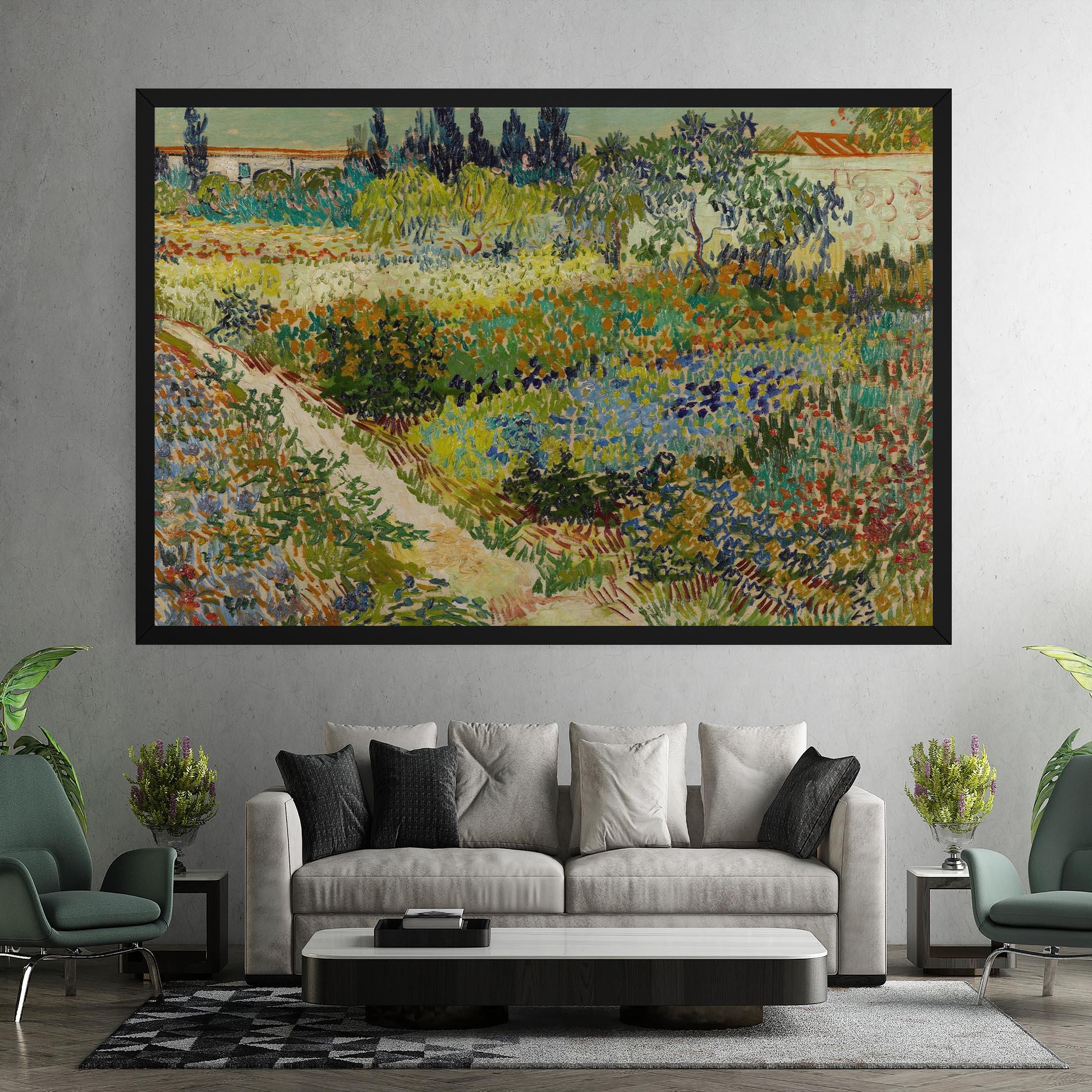 Tablou Canvas Garden At Arles mockup 7