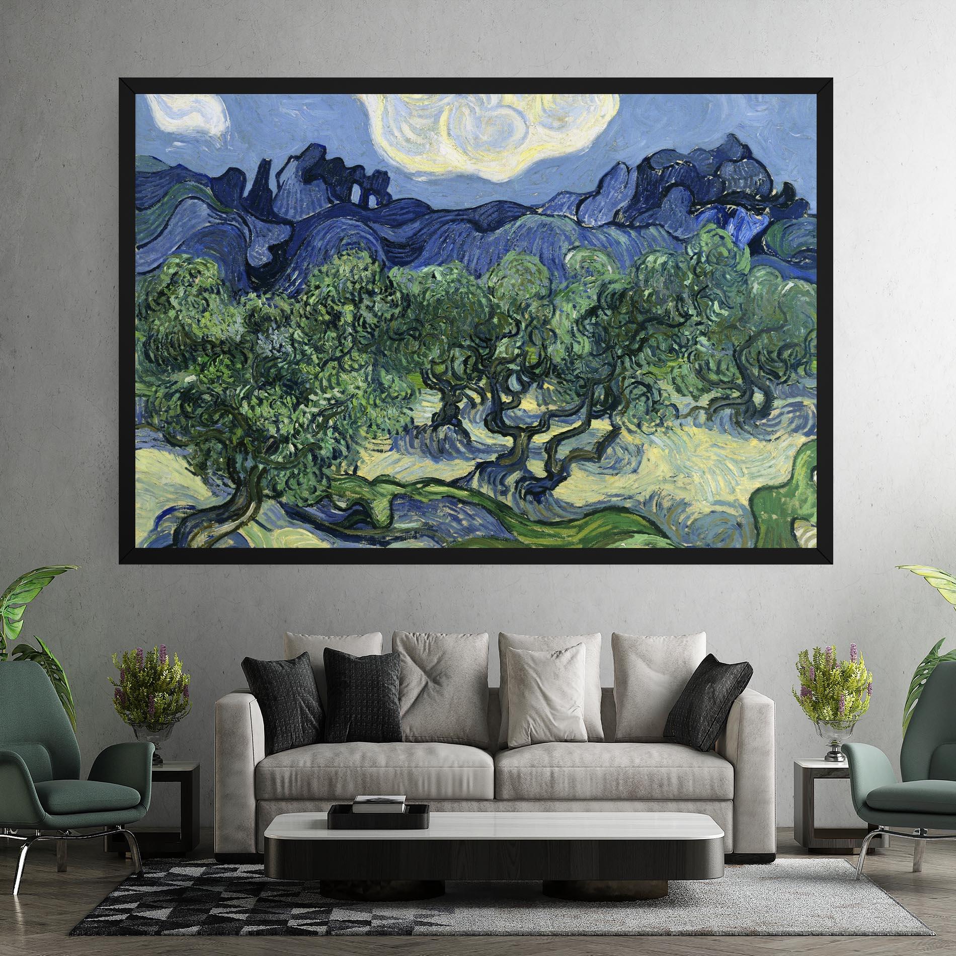 Tablou Canvas Olive Trees Alpilles mockup 7