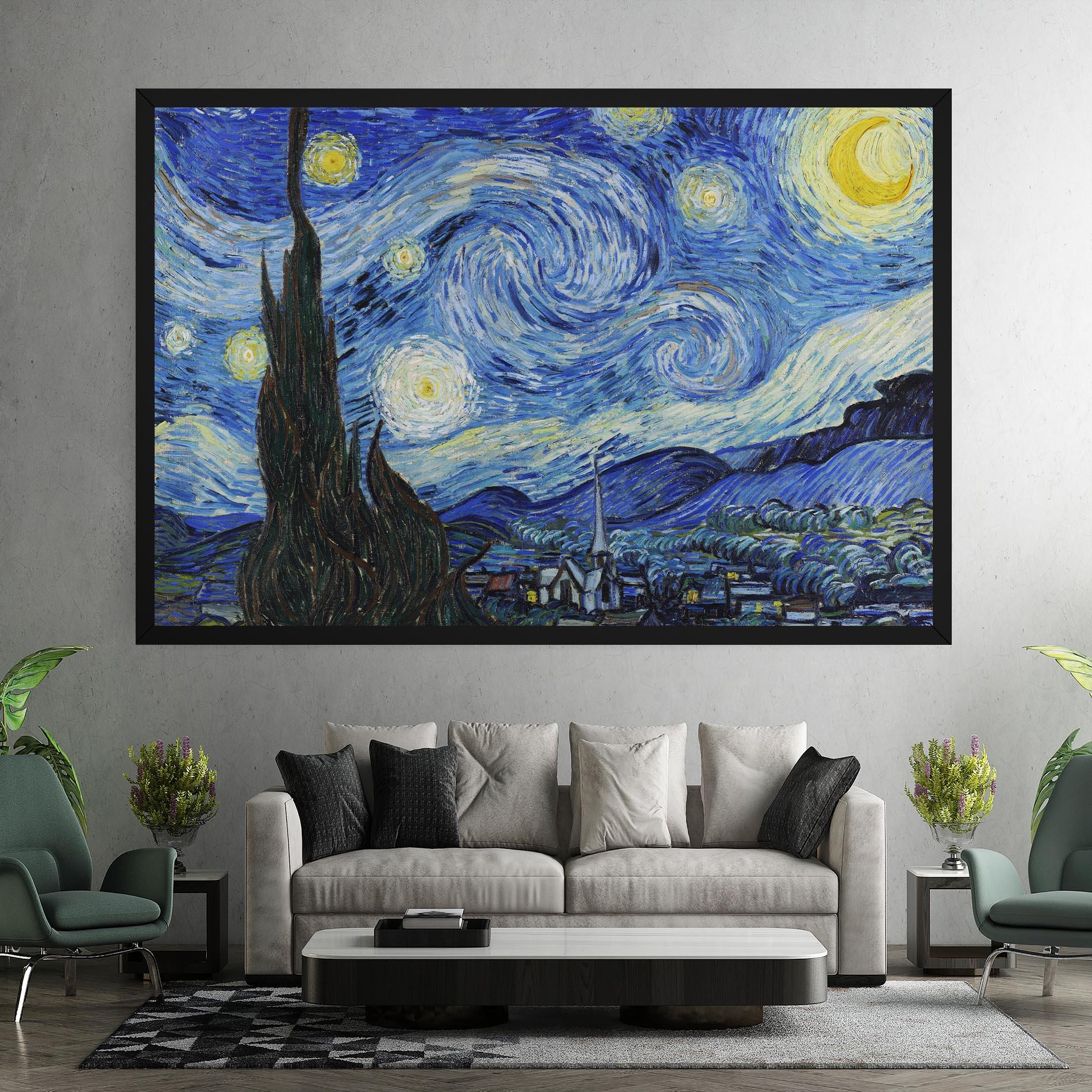 Tablou Canvas The Starry Night mockup 7