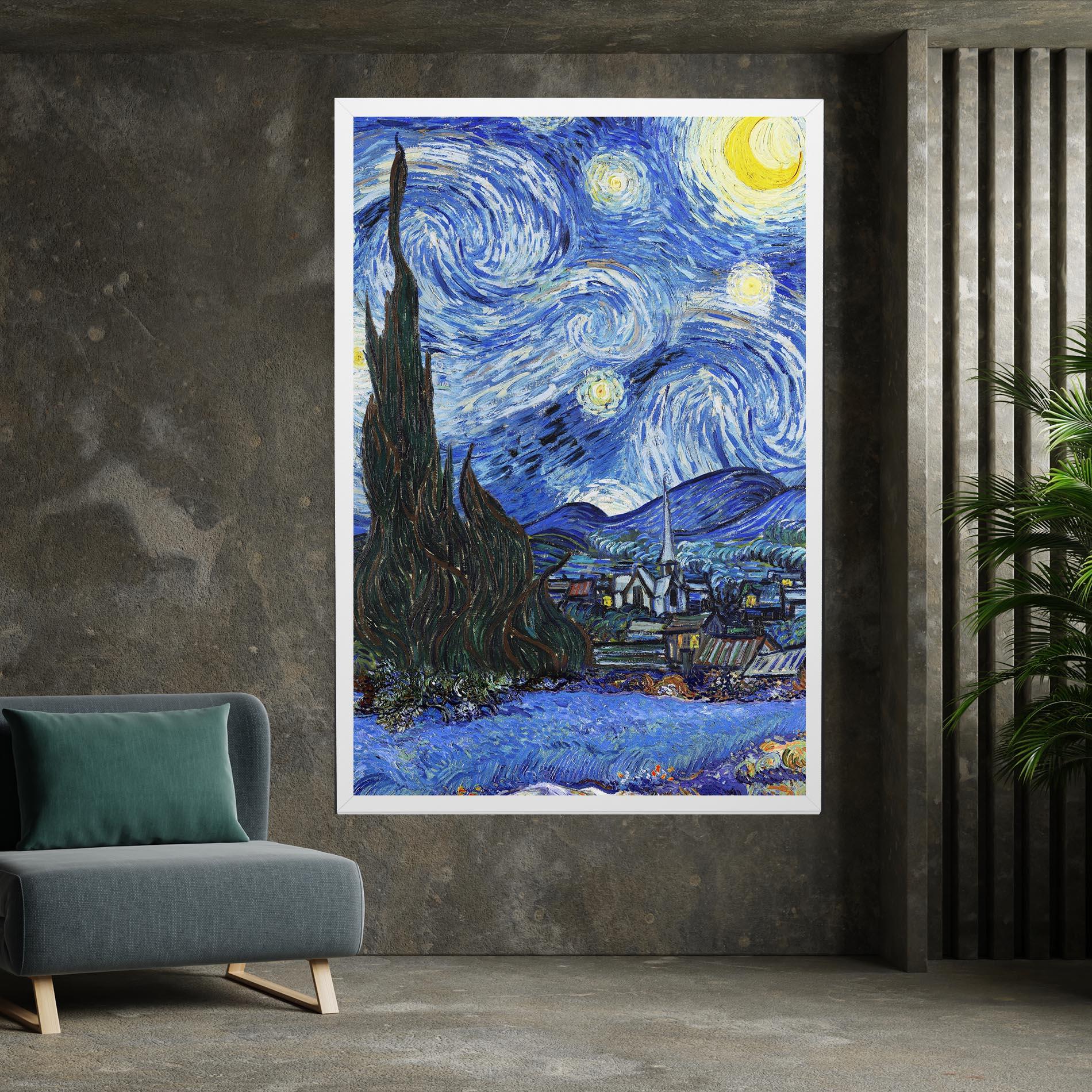 Tablou Canvas Starry Night Art mockup 7