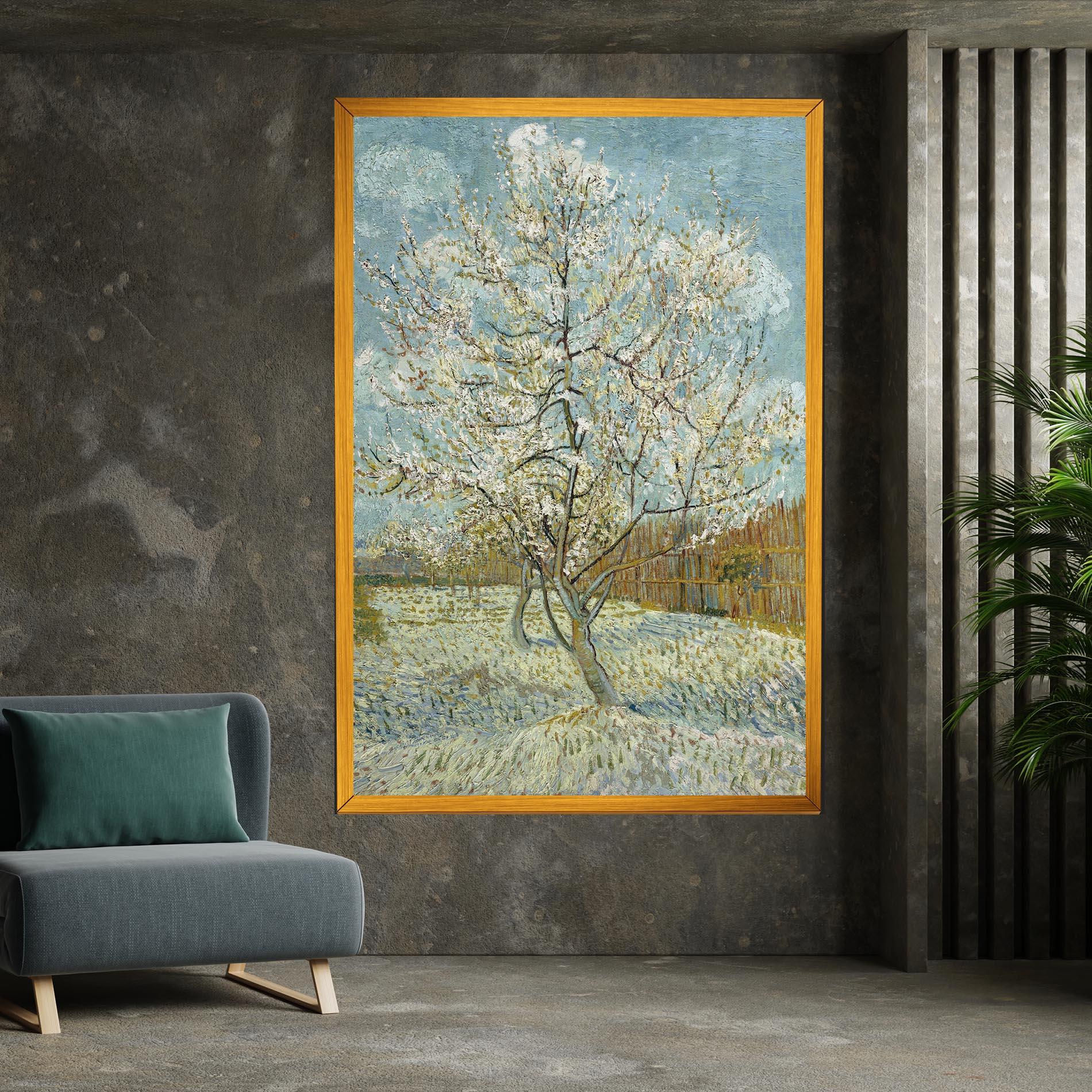 Tablou Canvas De Roze Perzikboom mockup 7