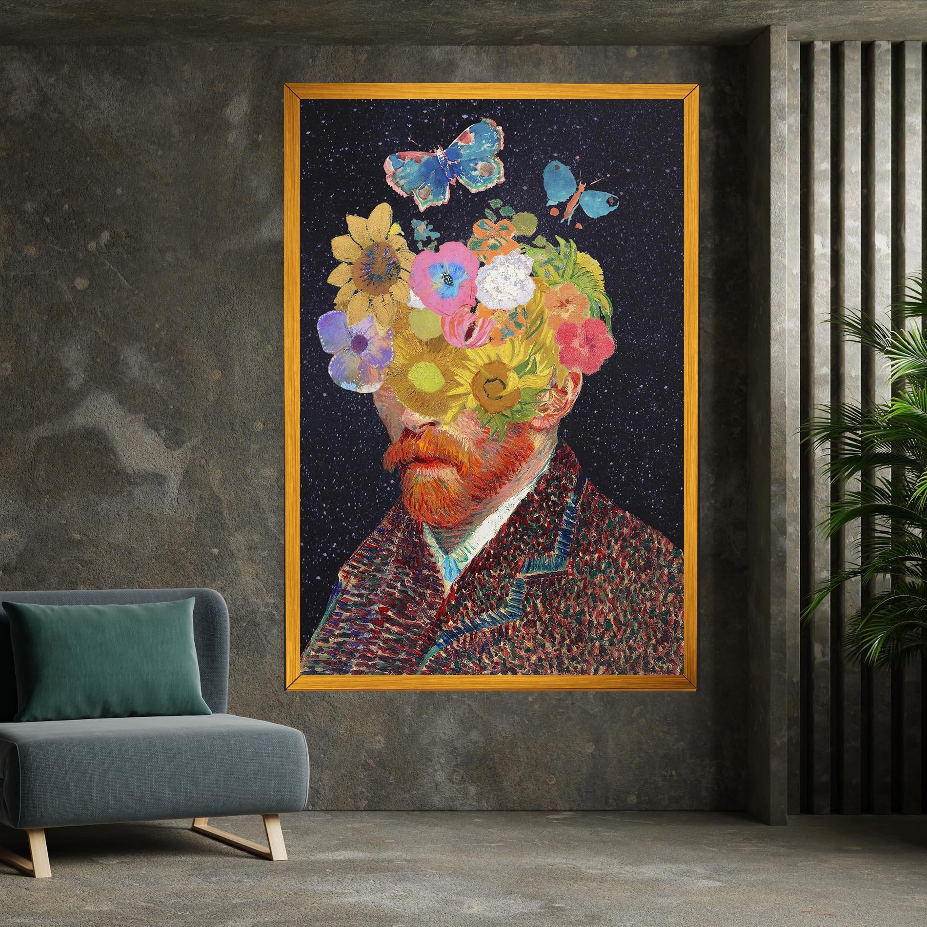 Tablou Canvas Flower Self Portrait mockup 7