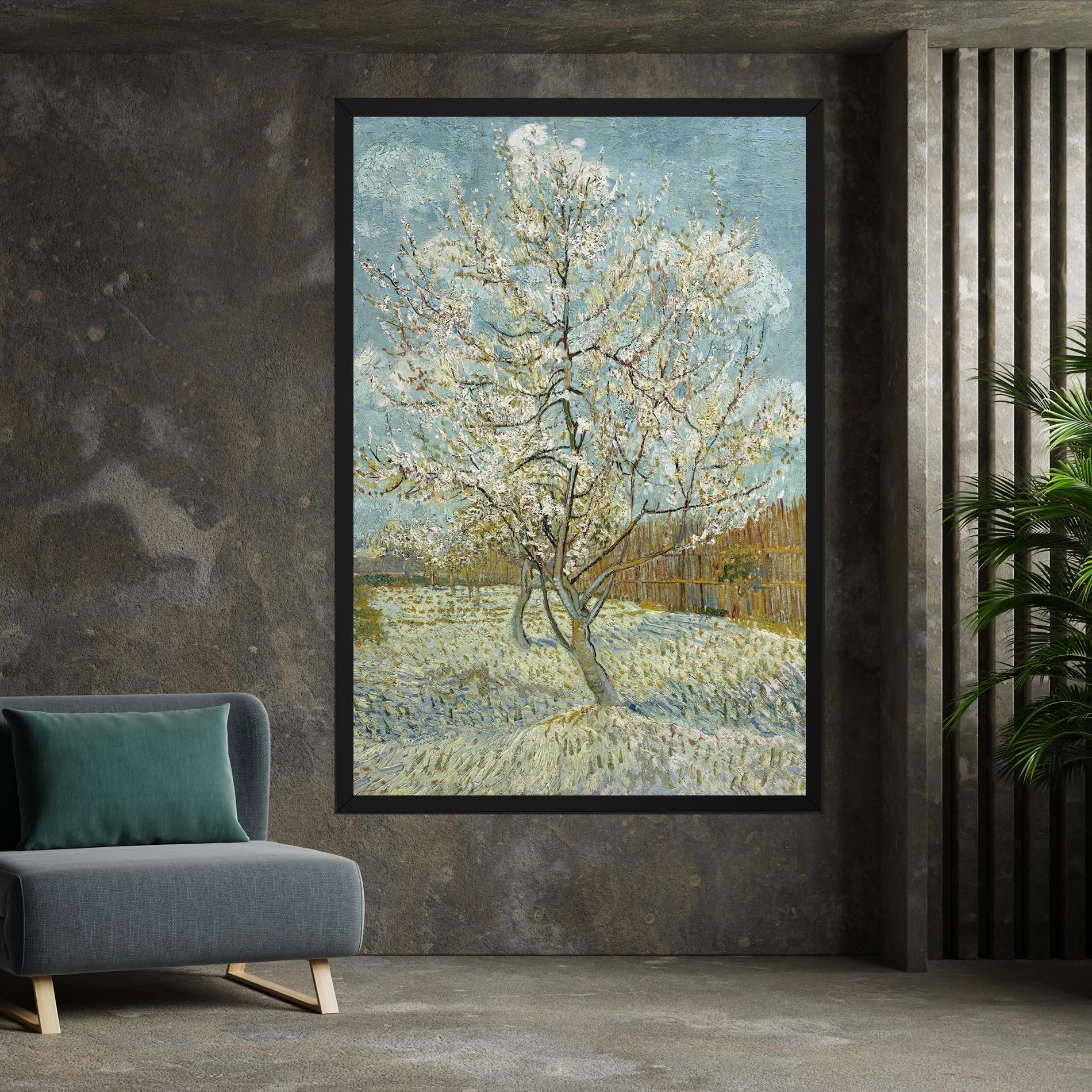 Tablou Canvas De Roze Perzikboom mockup 7