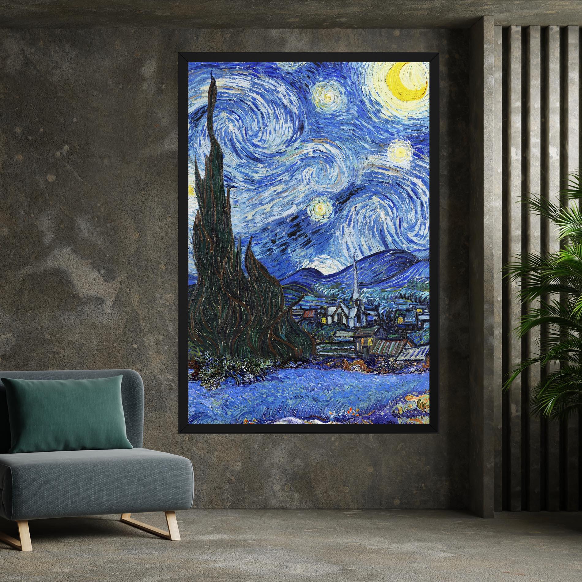 Tablou Canvas Starry Night Art mockup 7