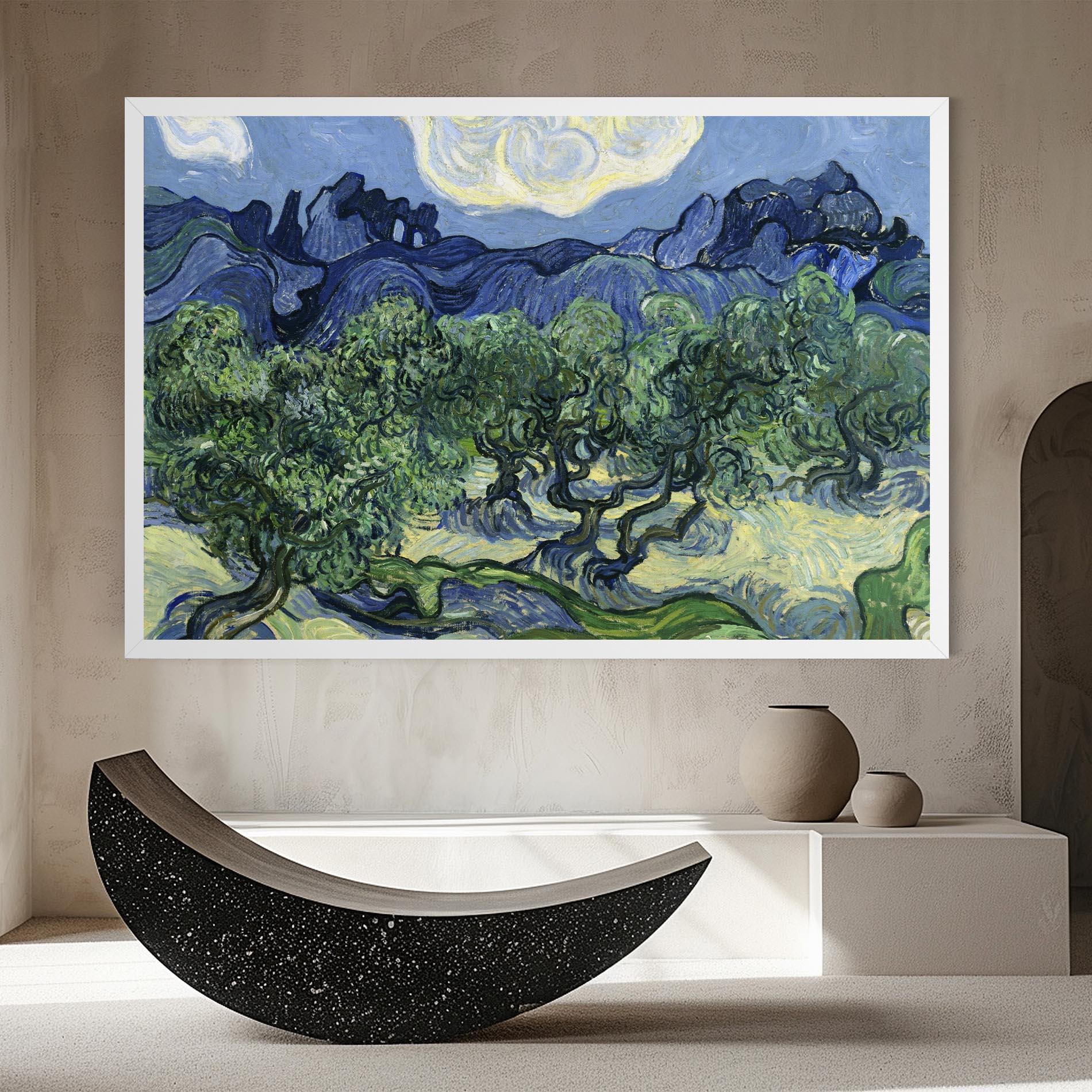 Tablou Canvas Olive Trees Alpilles mockup 8