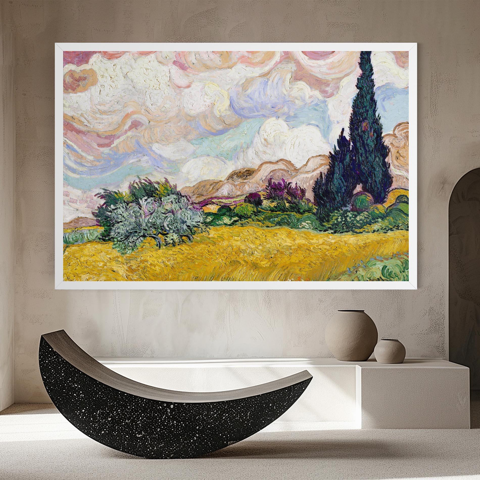 Tablou Canvas Pastel Wheat Field mockup 8