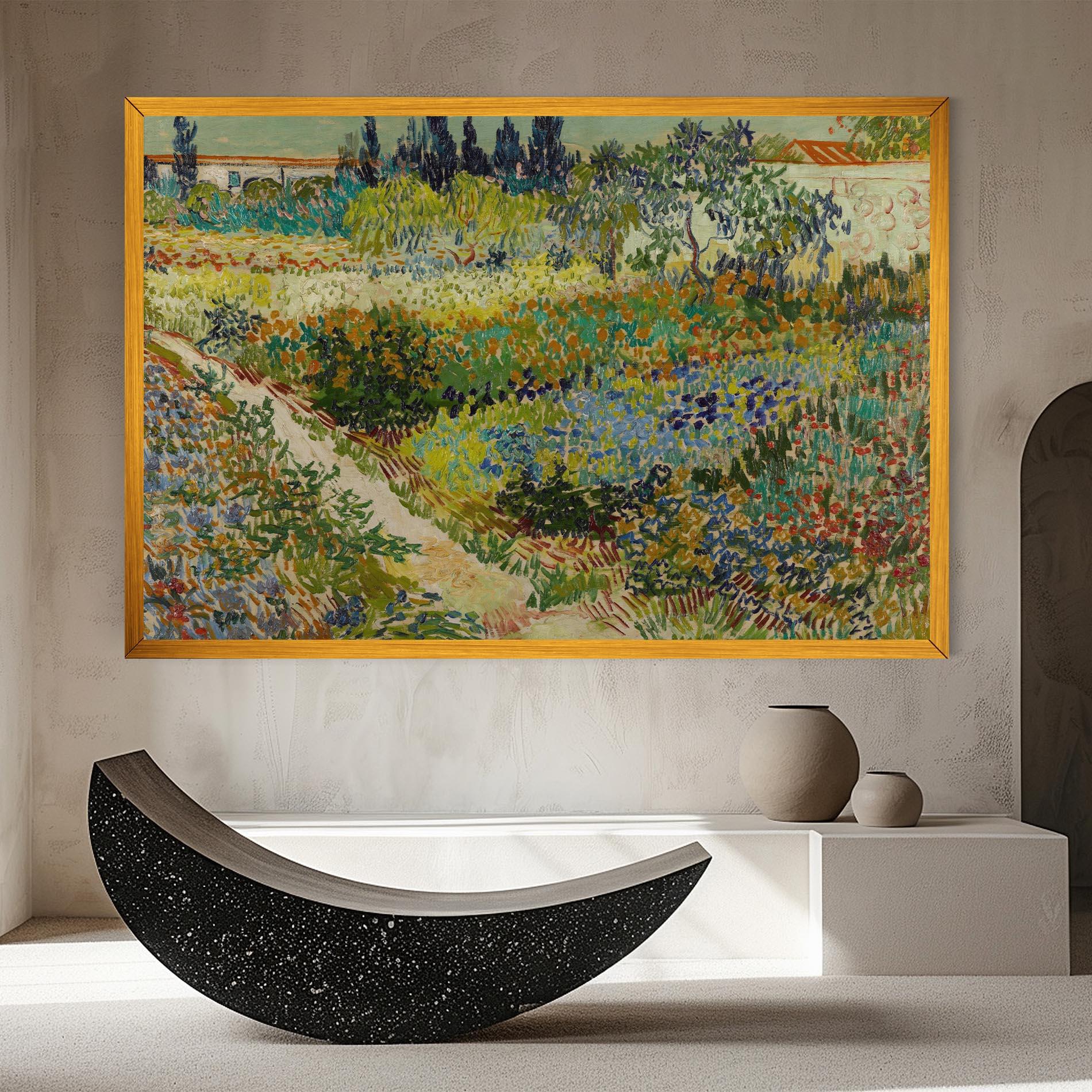 Tablou Canvas Garden At Arles mockup 8