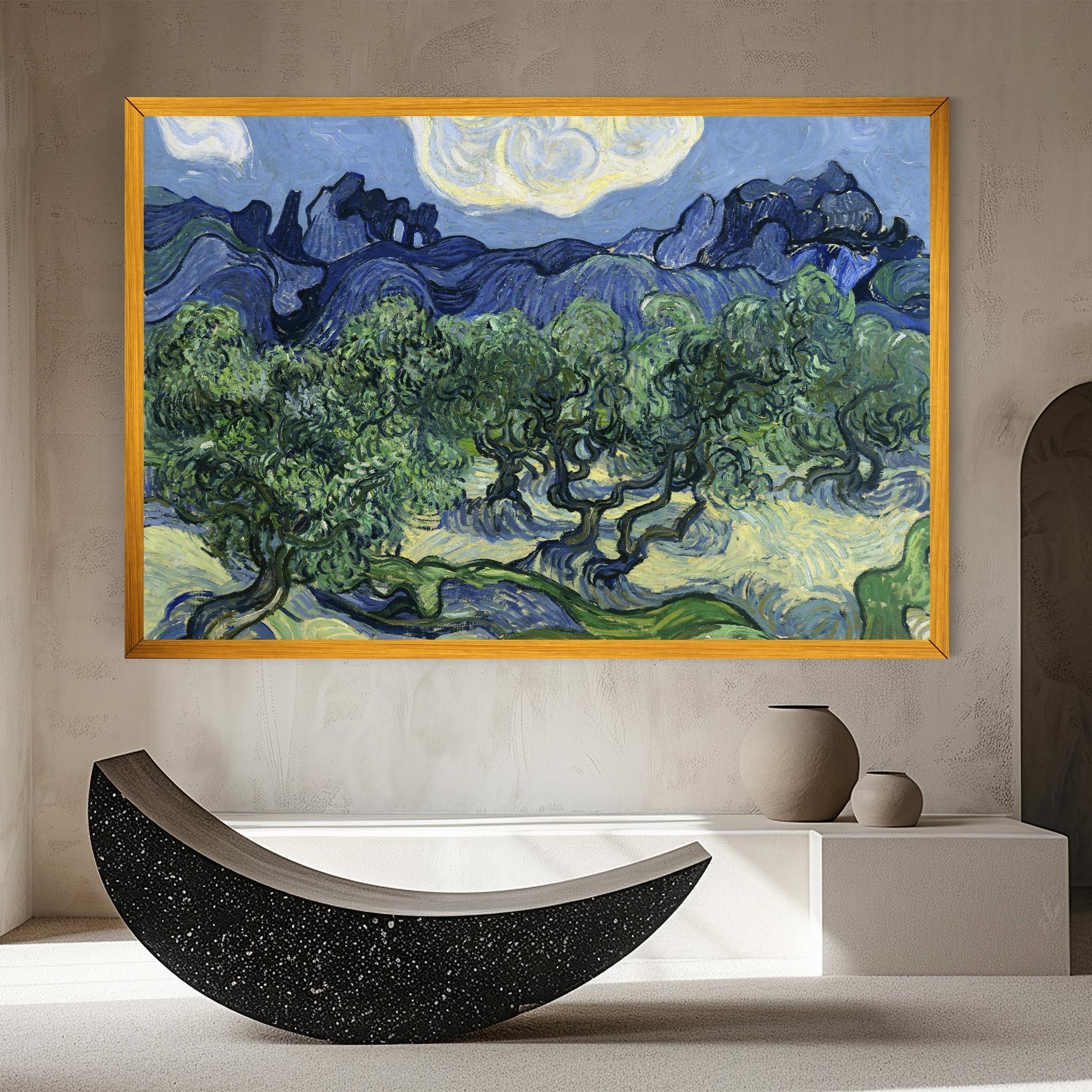 Tablou Canvas Olive Trees Alpilles mockup 8
