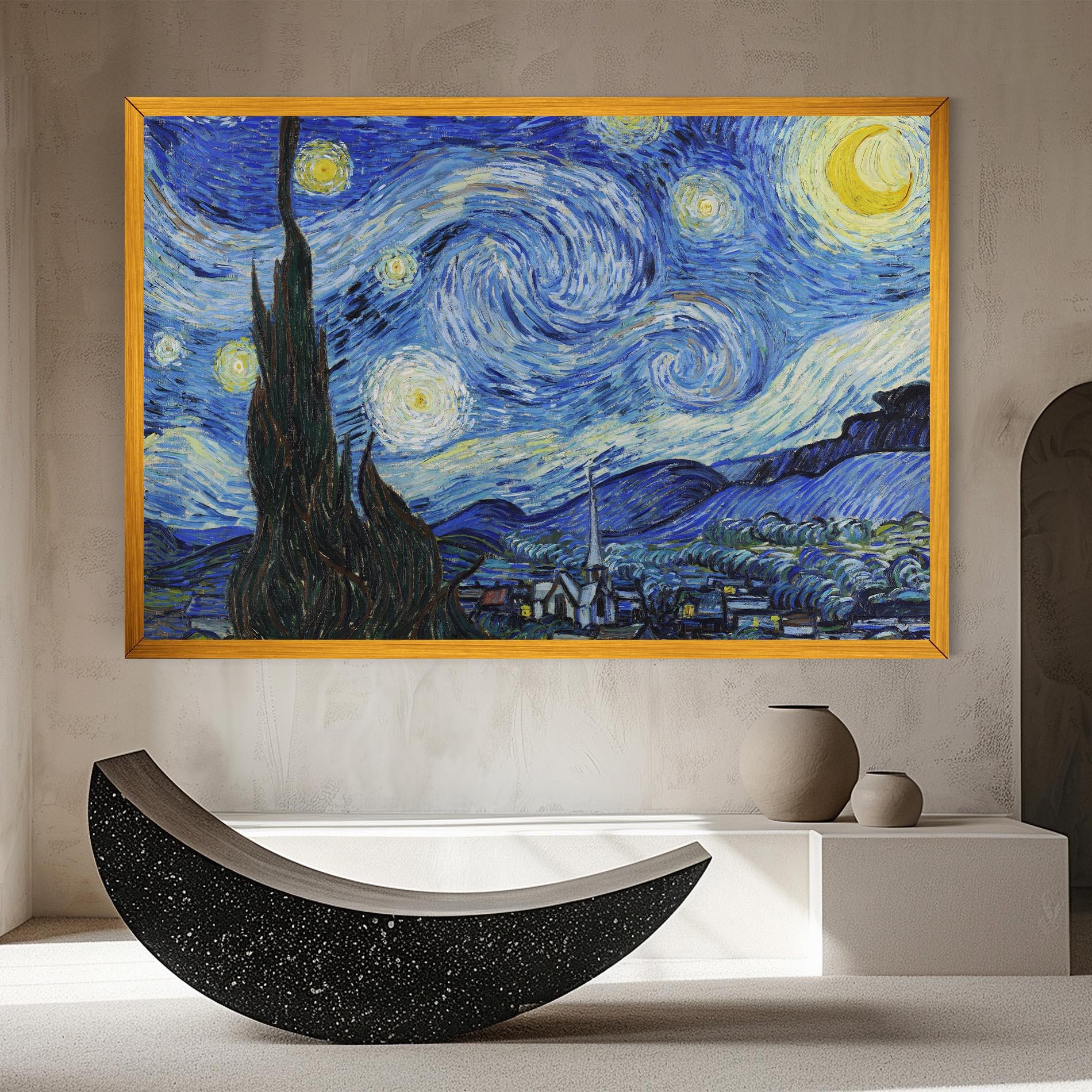 Tablou Canvas The Starry Night mockup 8