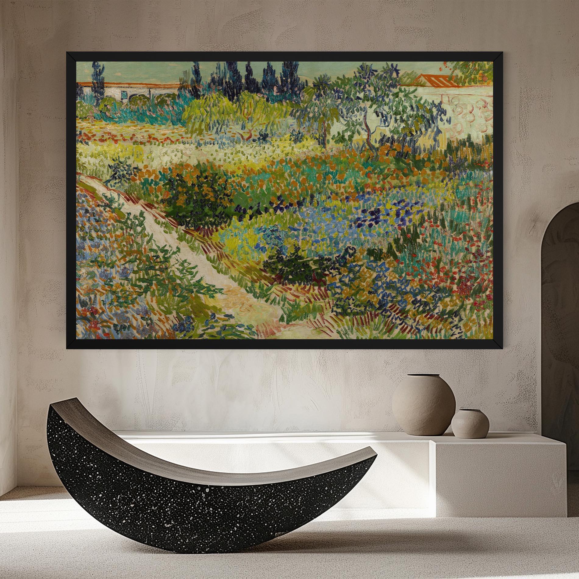 Tablou Canvas Garden At Arles mockup 8