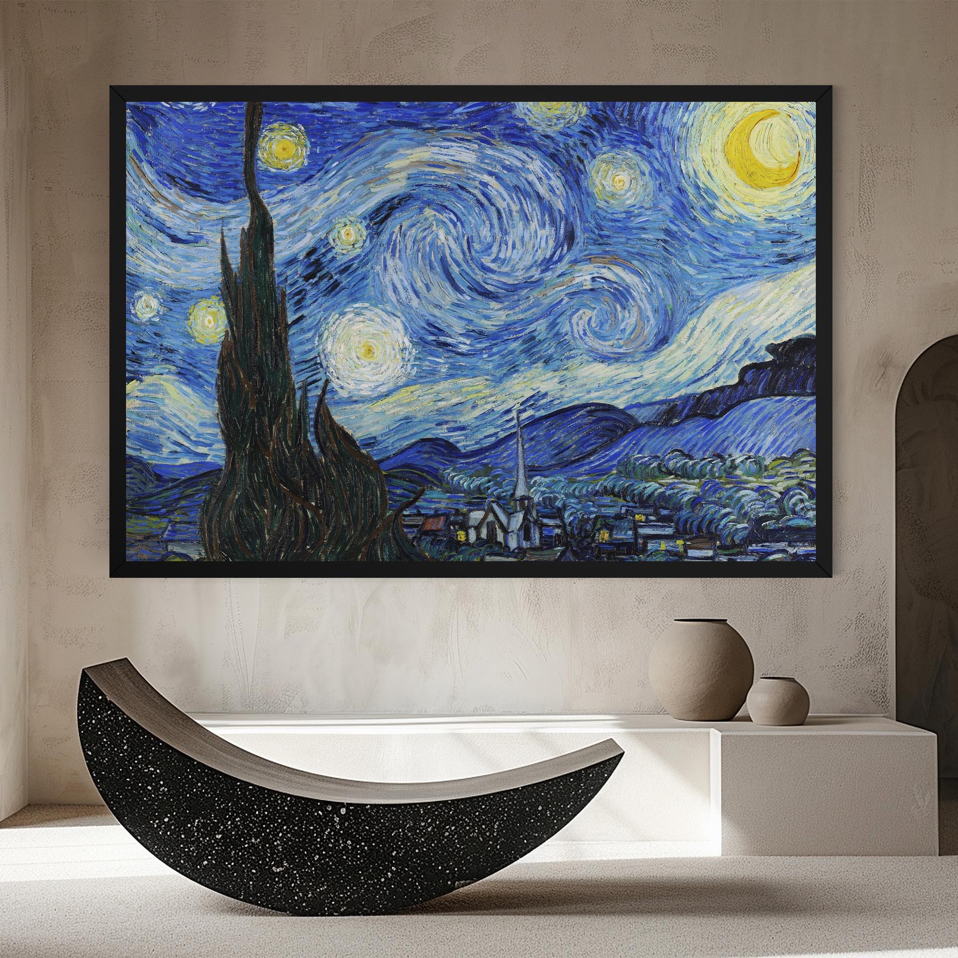 Tablou Canvas The Starry Night mockup 8