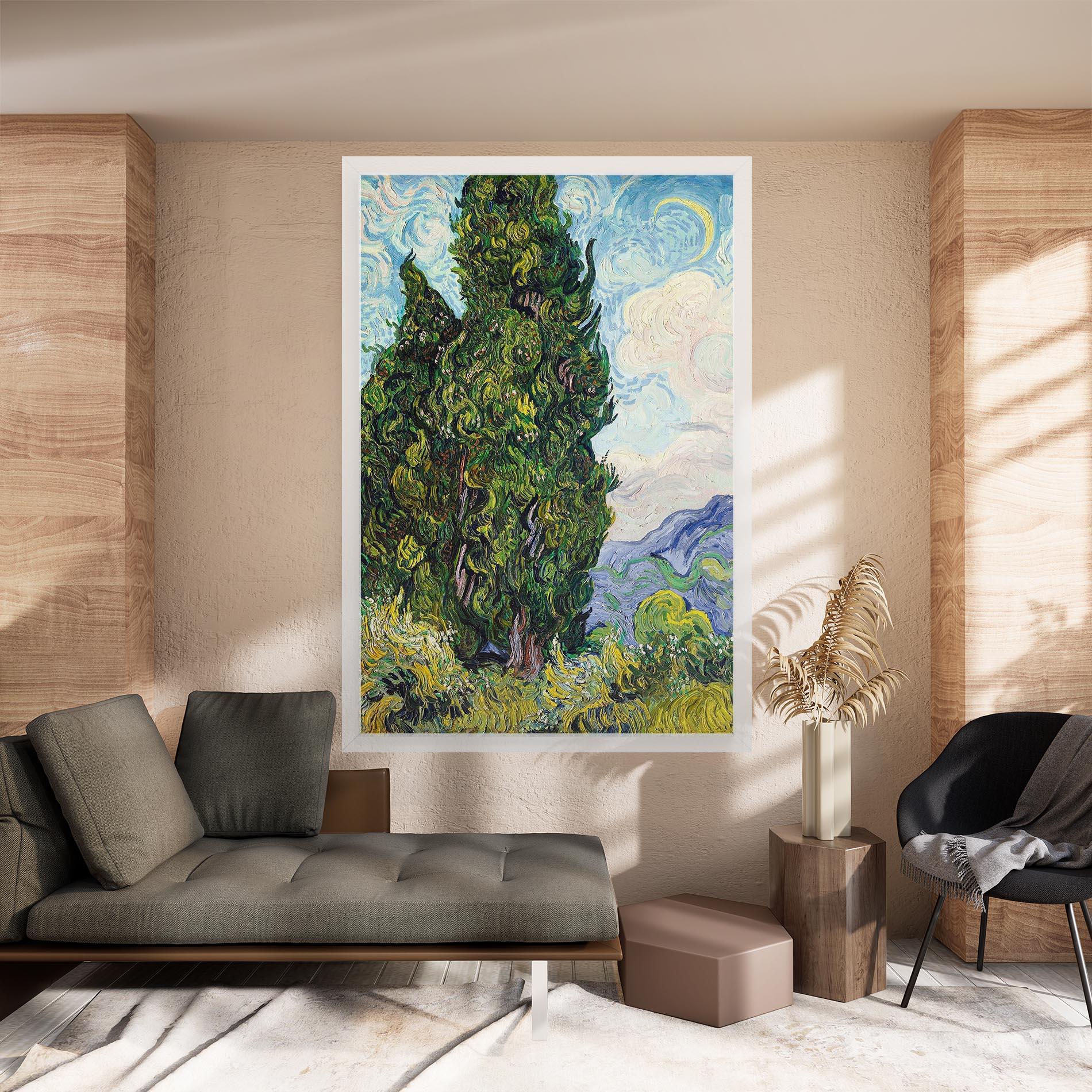 Tablou Canvas Cypresses mockup 8