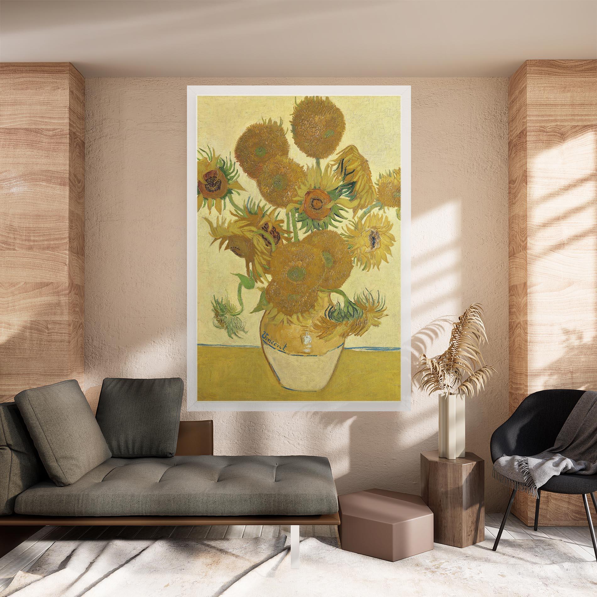 Tablou Canvas Sunflowers Vase Art mockup 8