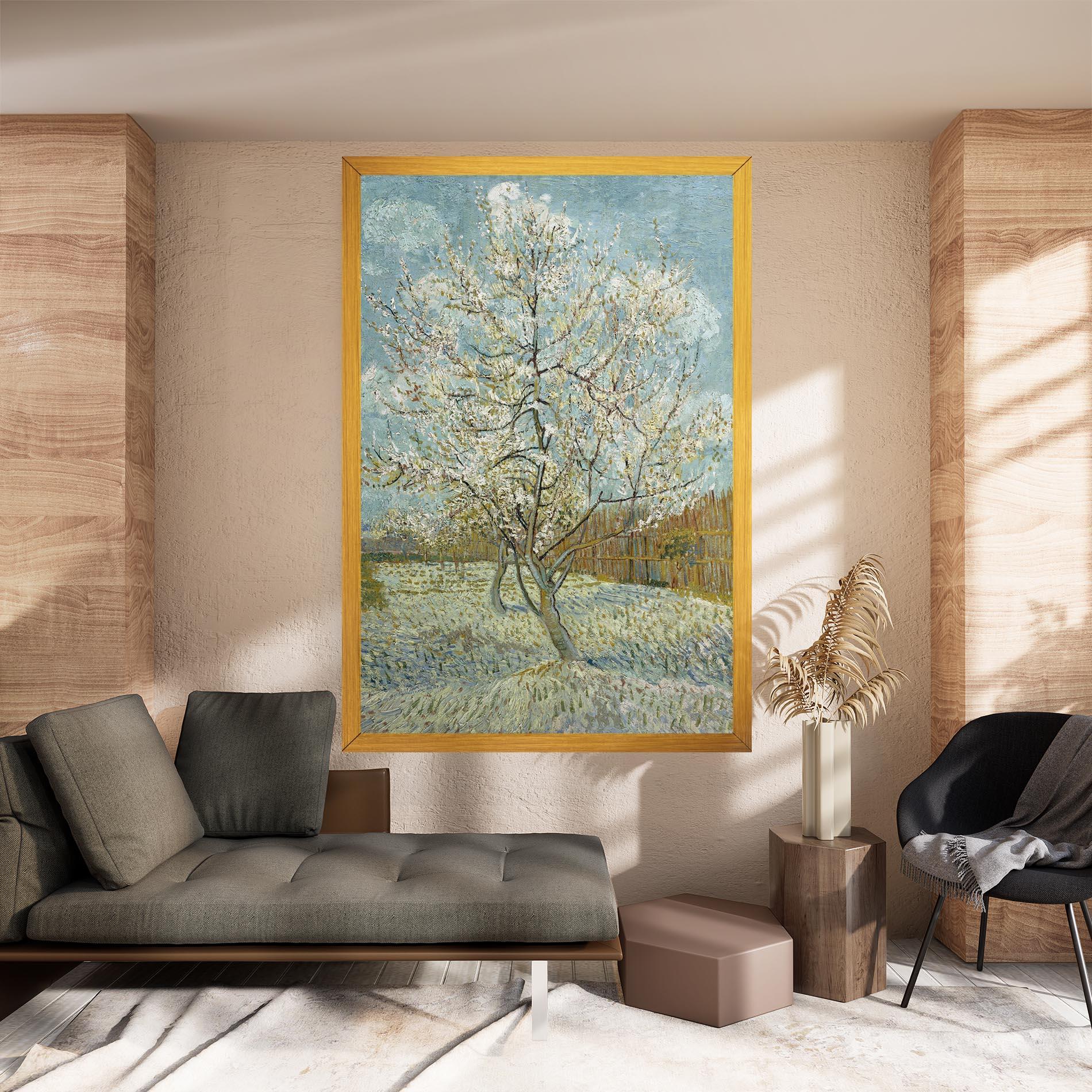 Tablou Canvas De Roze Perzikboom mockup 8