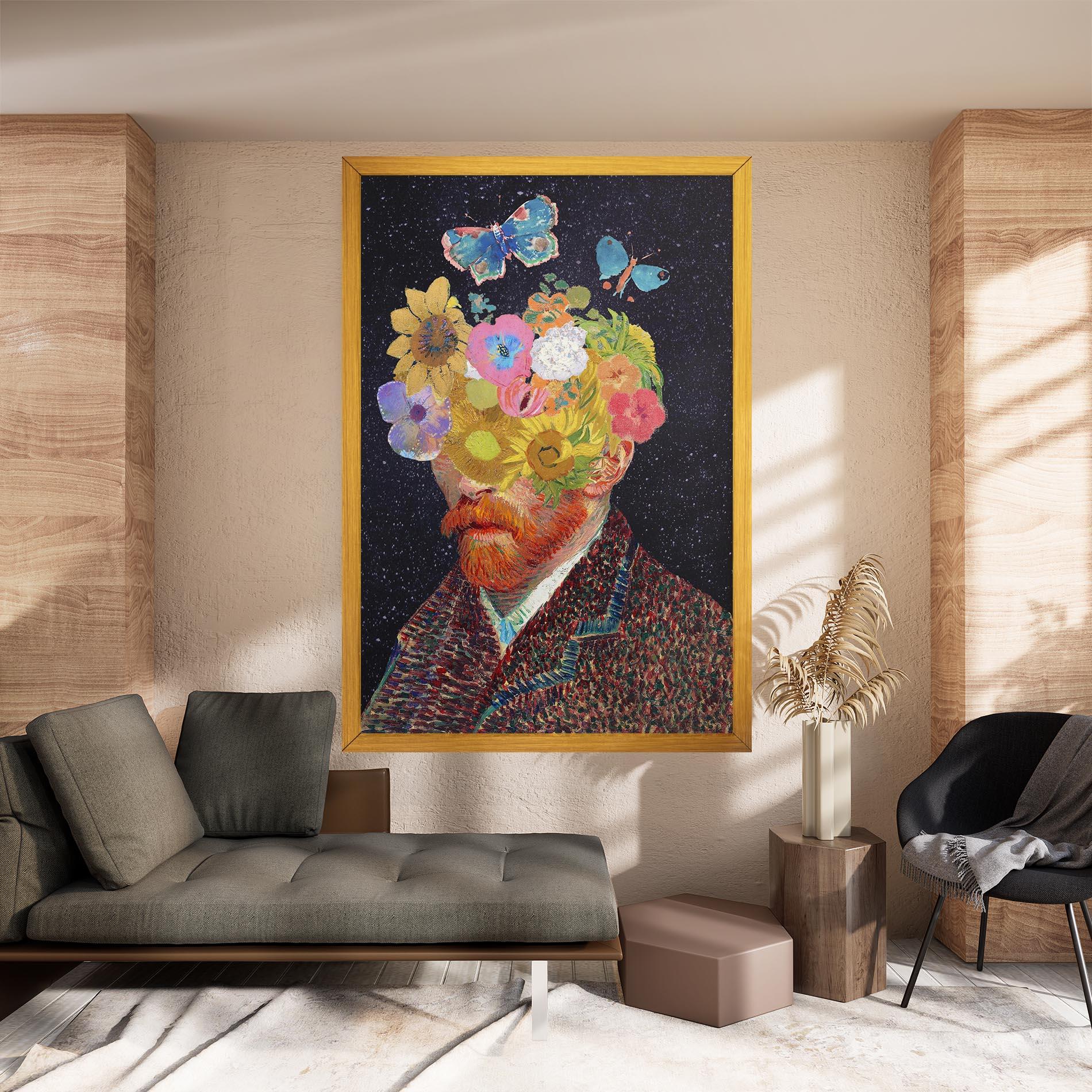 Tablou Canvas Flower Self Portrait mockup 8