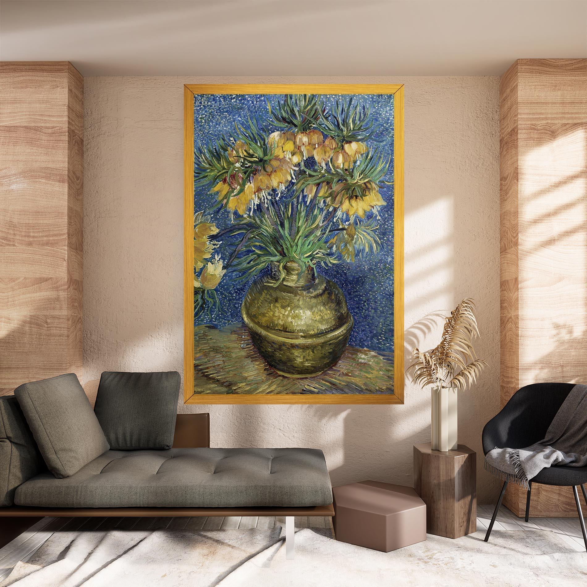 Tablou Canvas Imperial Fritillaries Art mockup 8