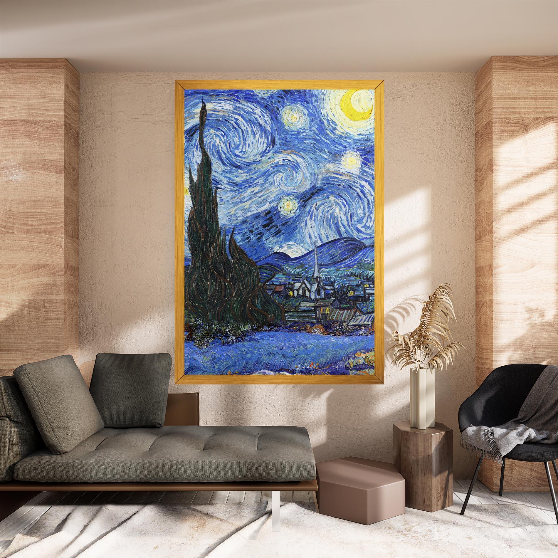 Tablou Canvas Starry Night Art mockup 8