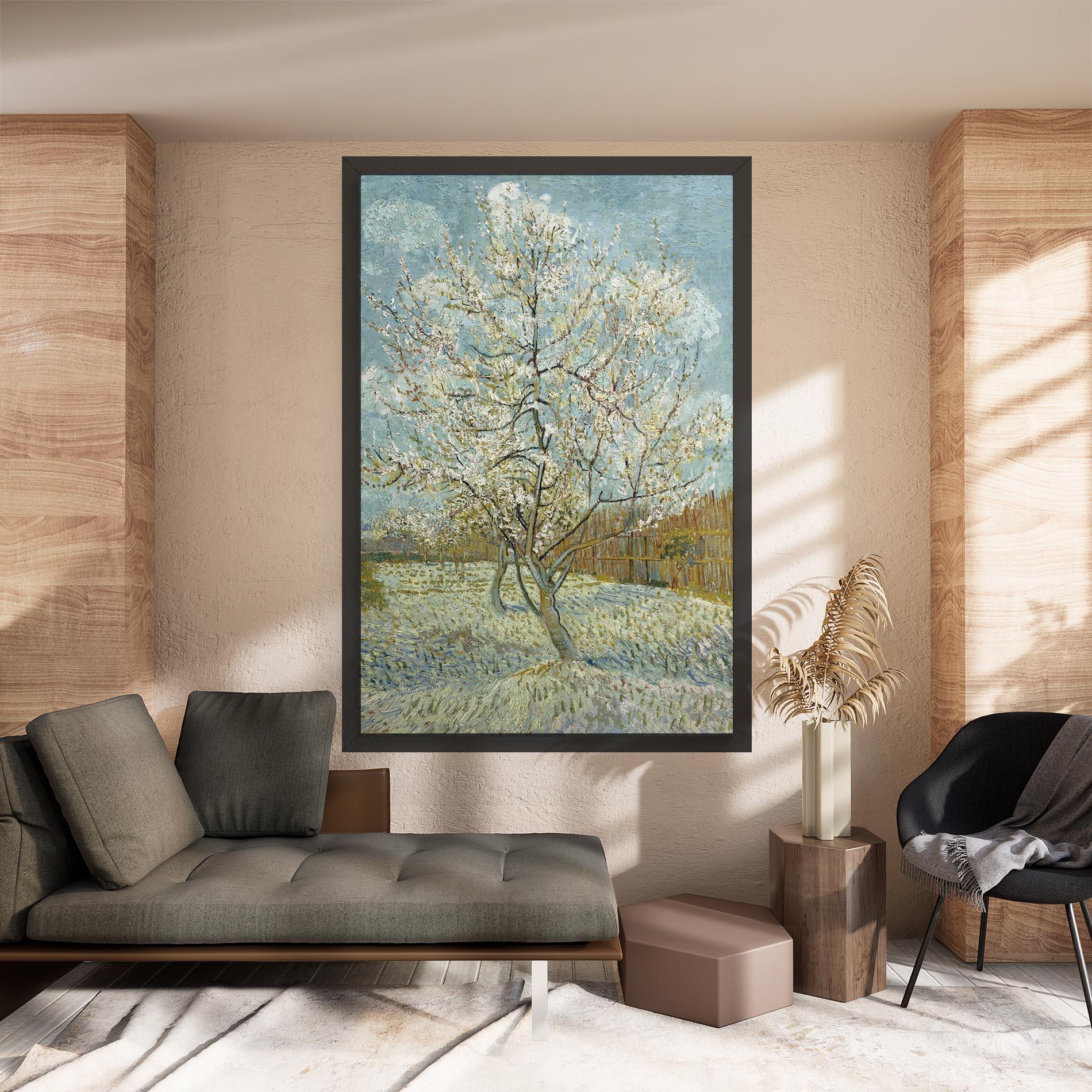 Tablou Canvas De Roze Perzikboom mockup 8