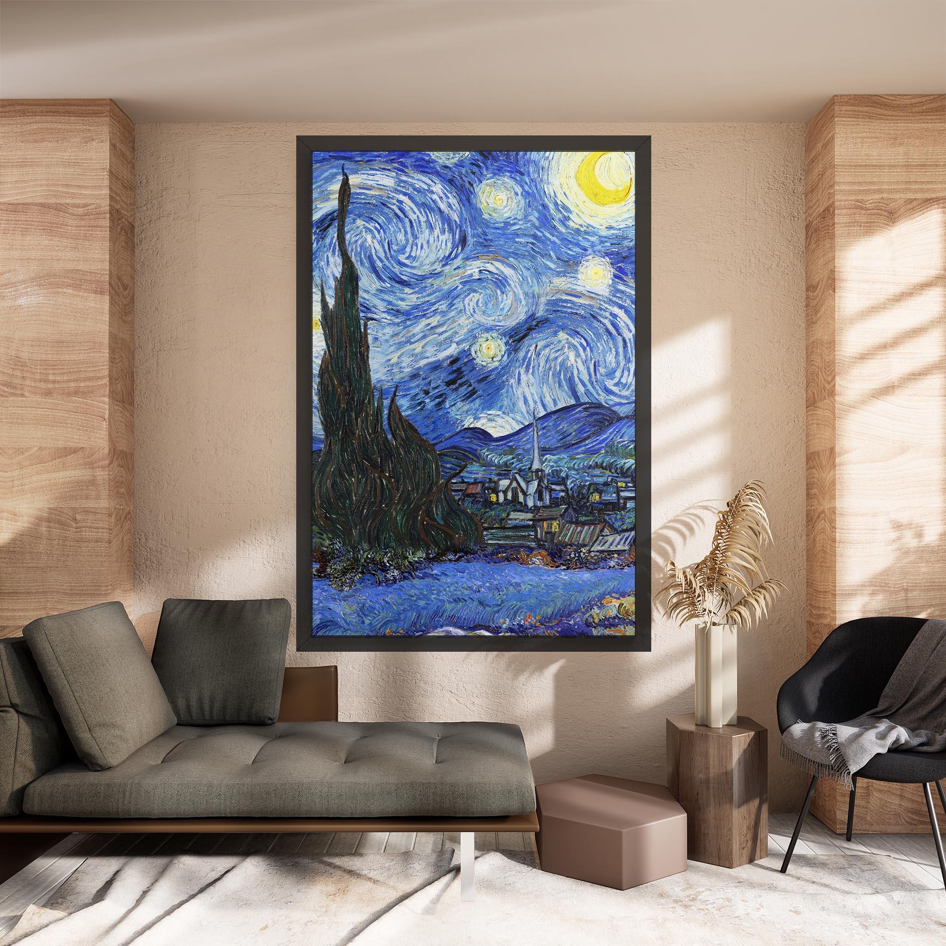 Tablou Canvas Starry Night Art mockup 8