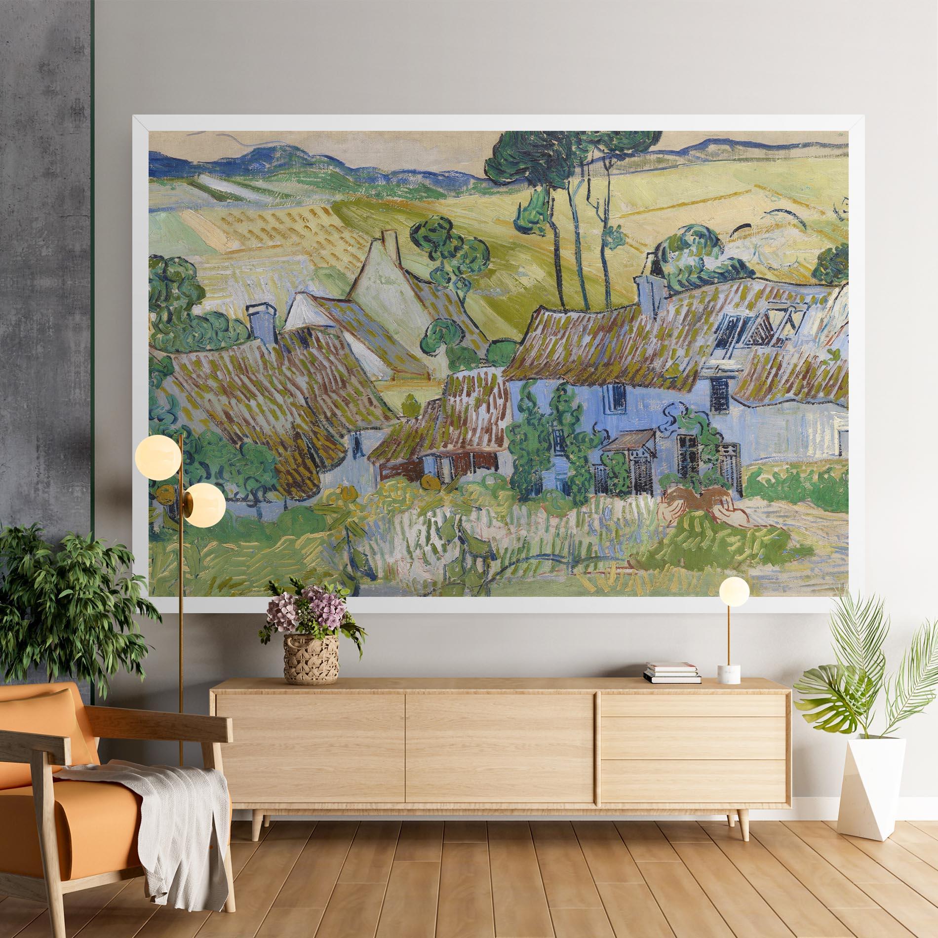 Tablou Canvas Farms Near Auvers mockup 9
