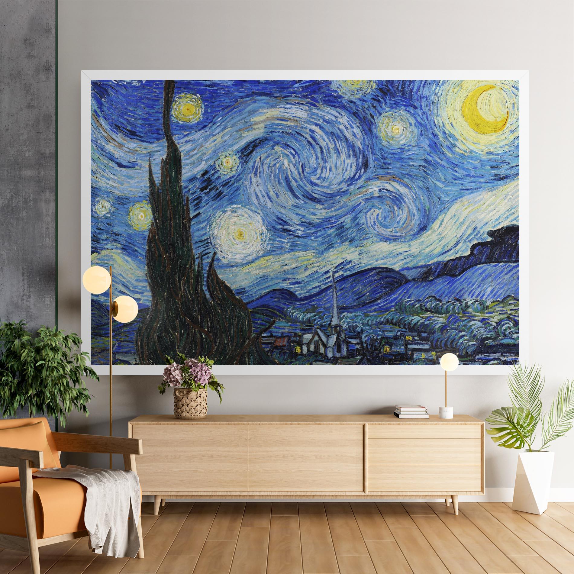 Tablou Canvas The Starry Night mockup 9