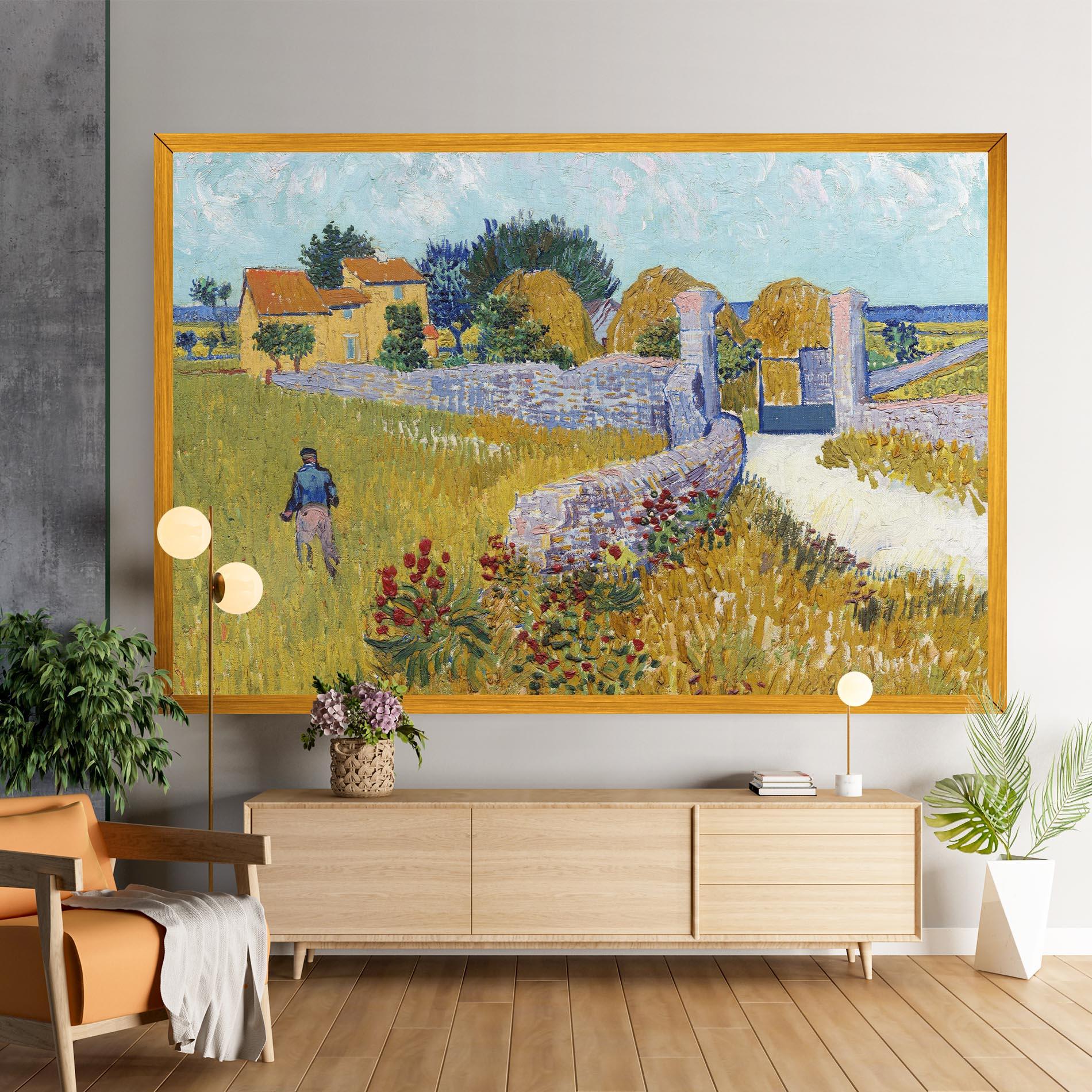 Tablou Canvas Farmhouse In Provence mockup 9