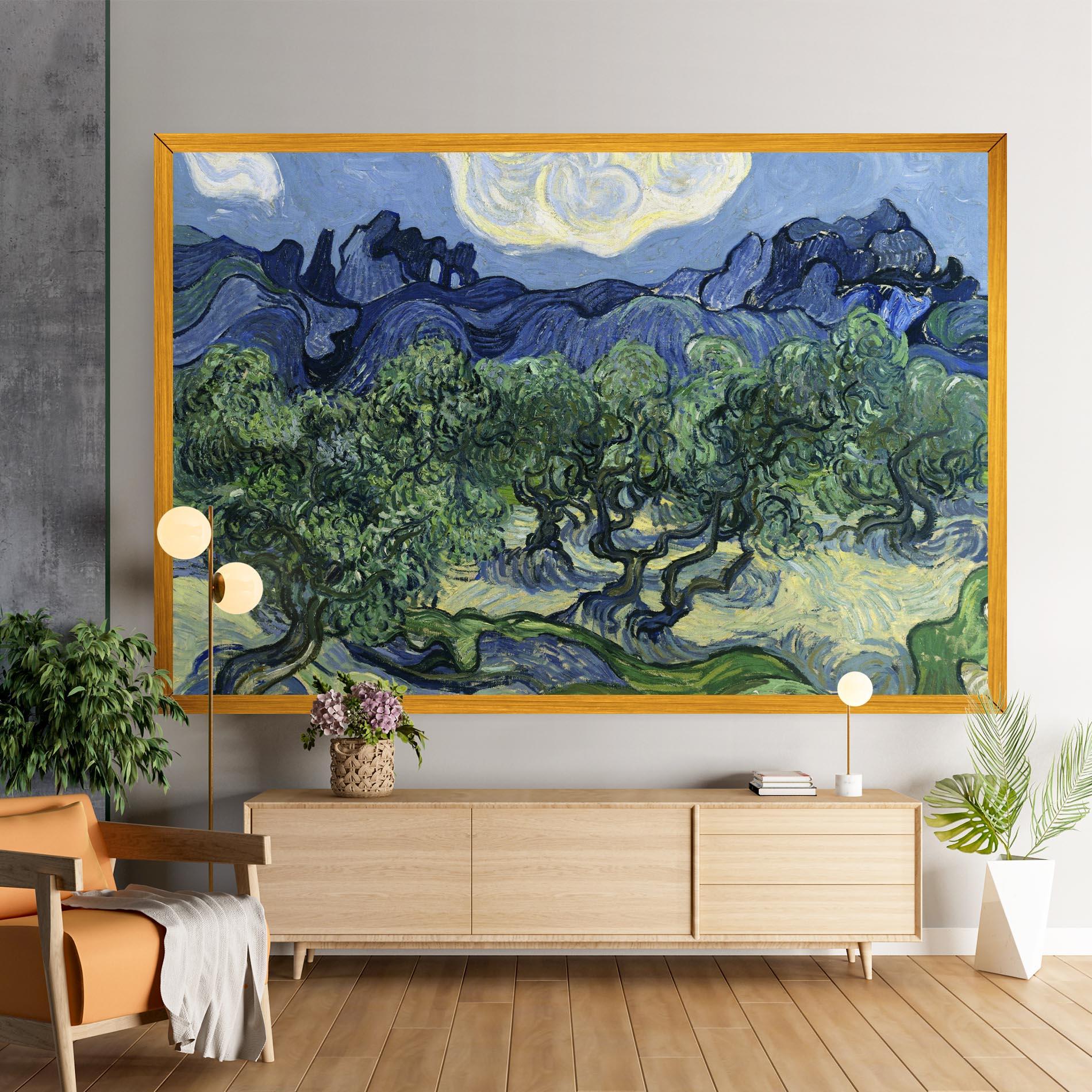 Tablou Canvas Olive Trees Alpilles mockup 9