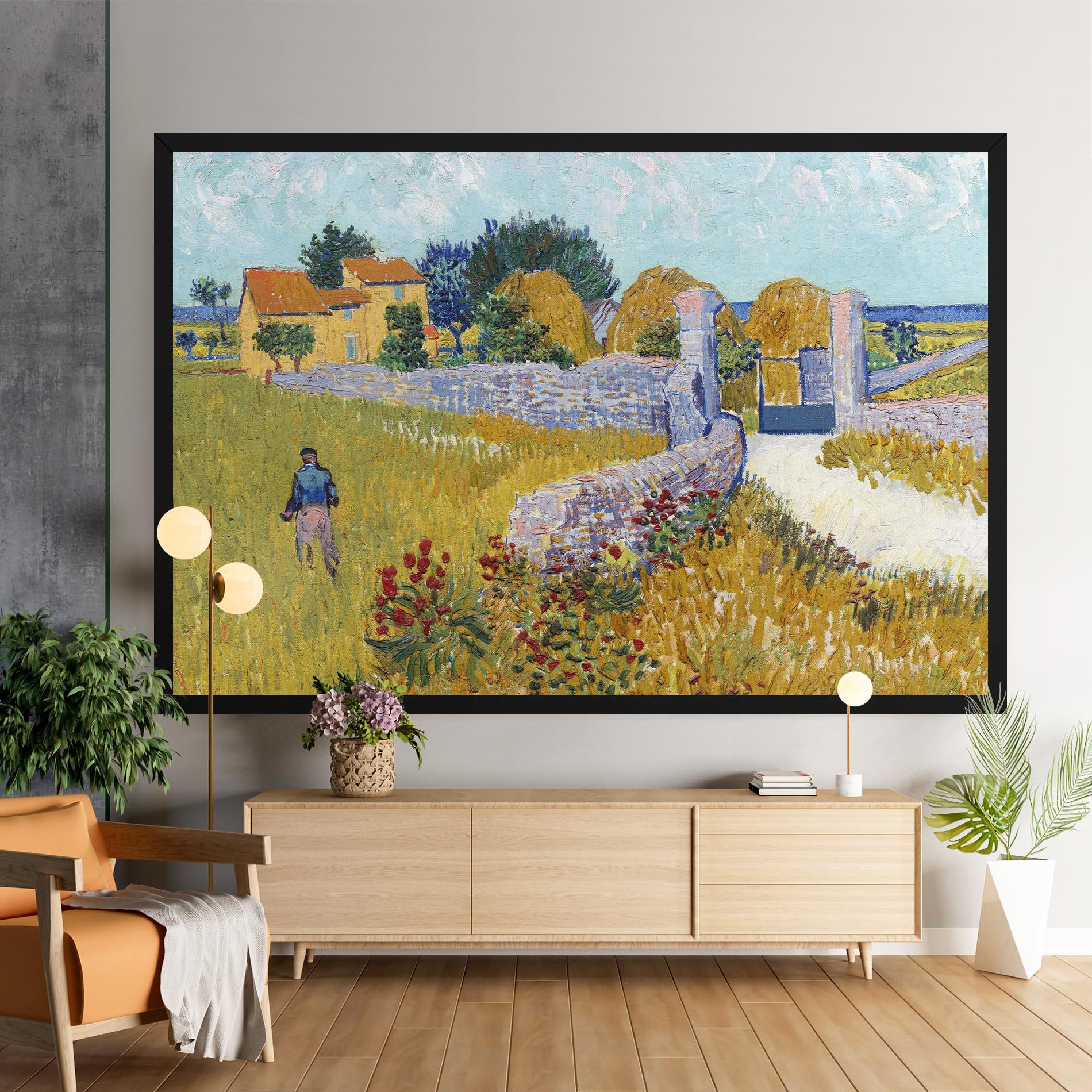 Tablou Canvas Farmhouse In Provence mockup 9