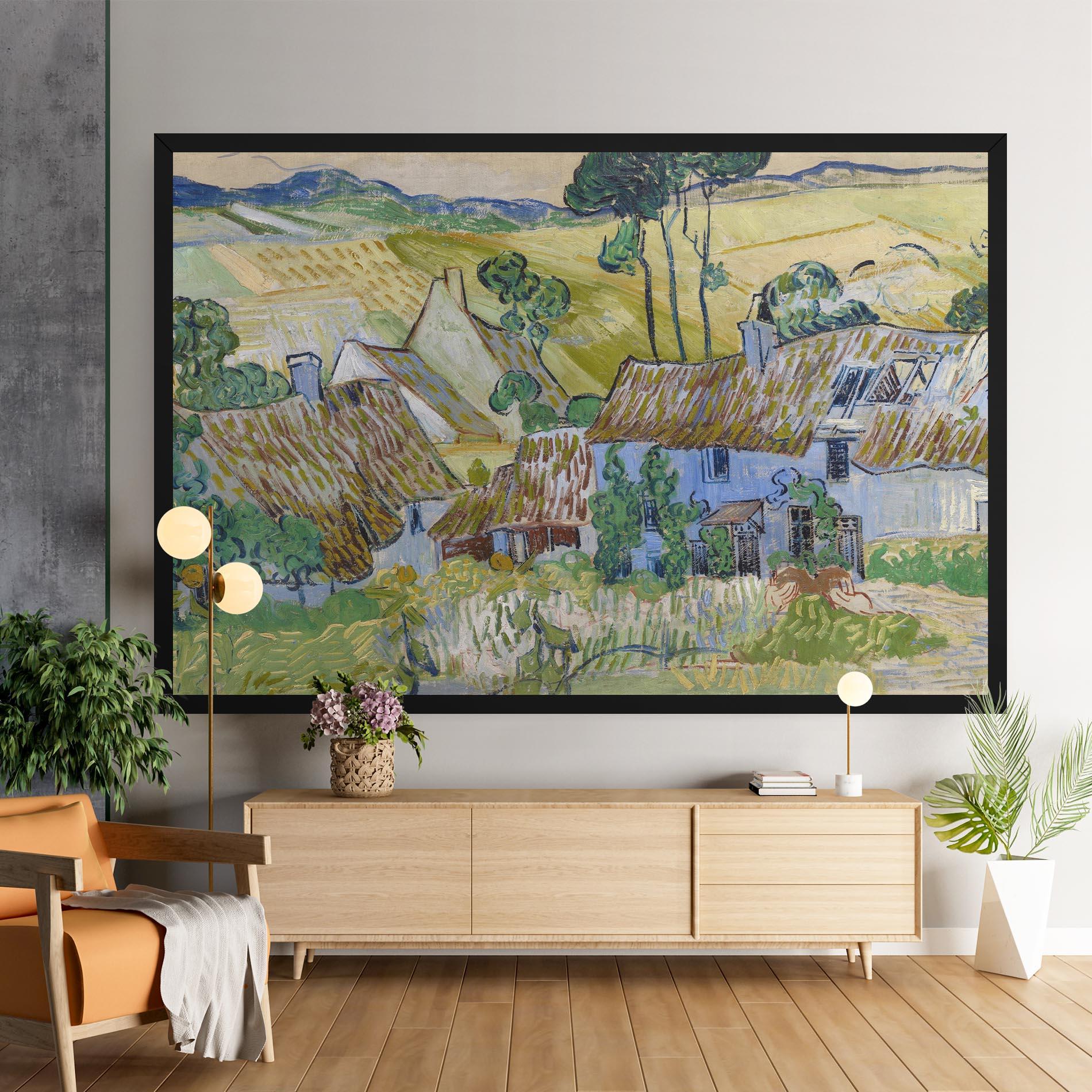 Tablou Canvas Farms Near Auvers mockup 9