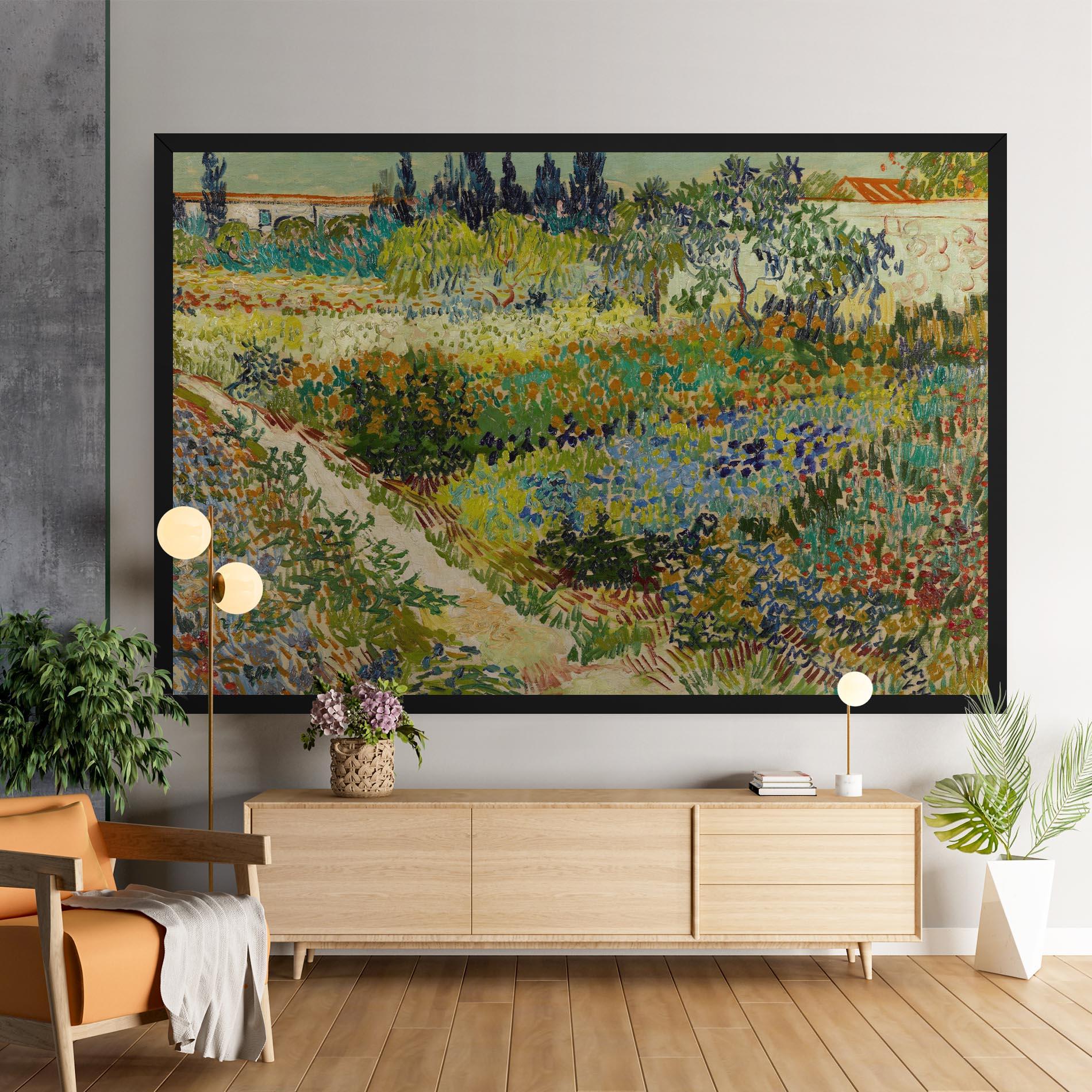 Tablou Canvas Garden At Arles mockup 9