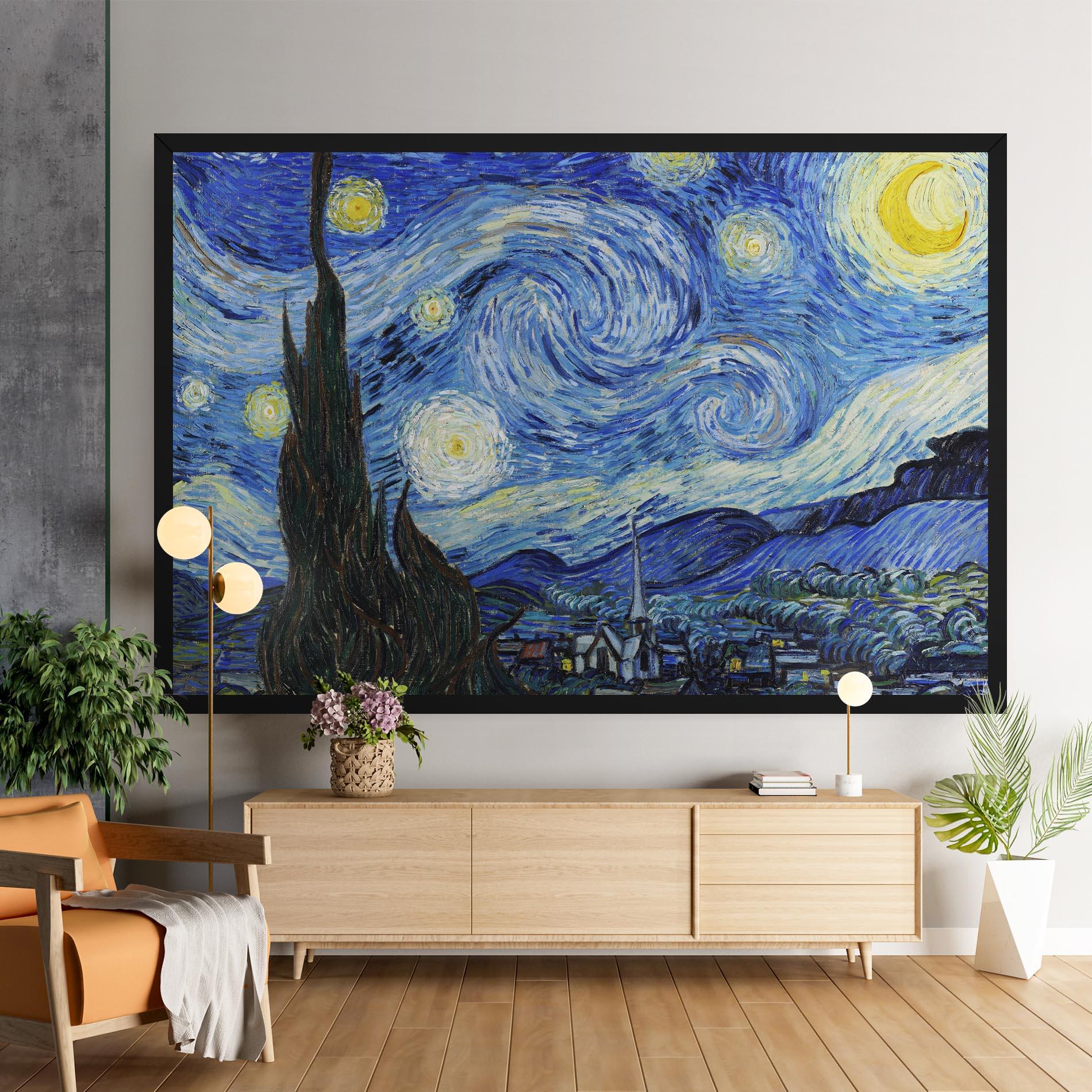 Tablou Canvas The Starry Night mockup 9