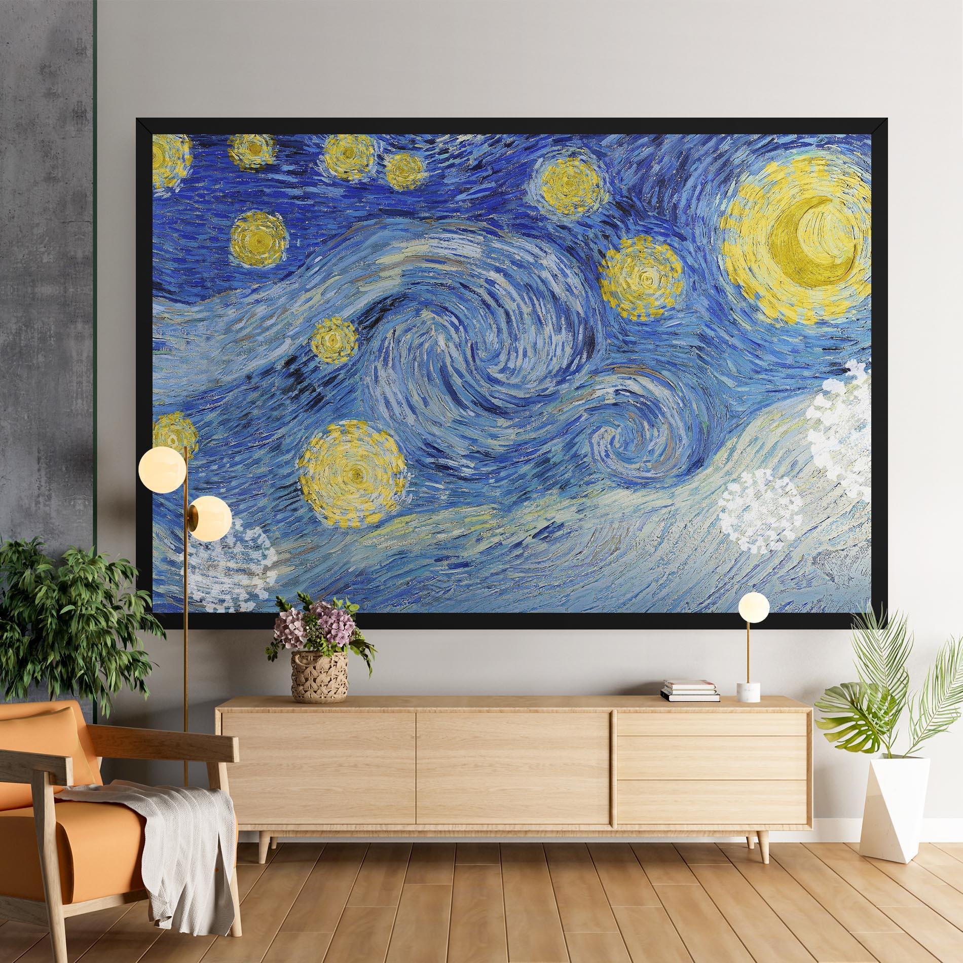 Tablou Canvas Van Gogh Starry Night mockup 9