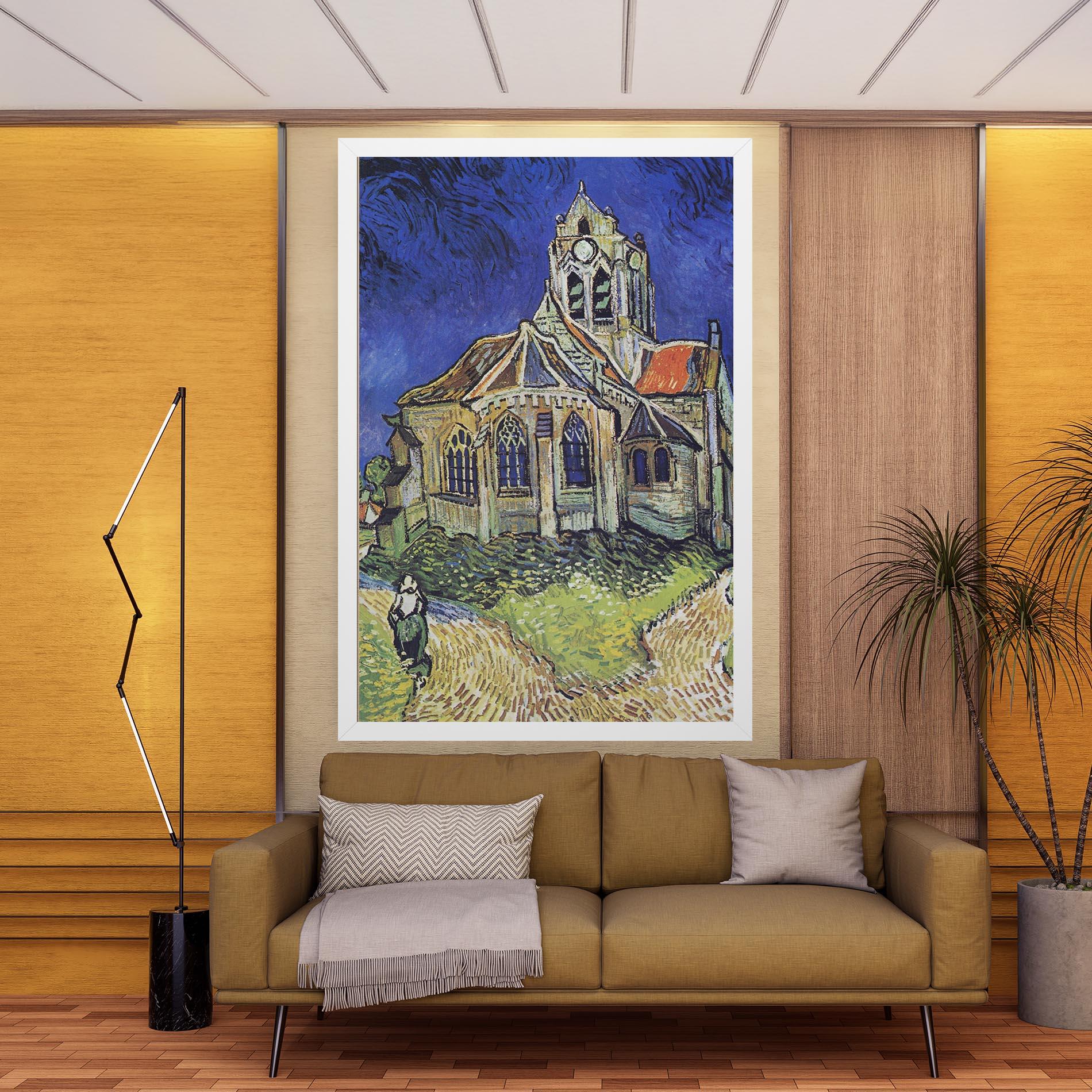 Tablou Canvas The Church At Auvers mockup 9