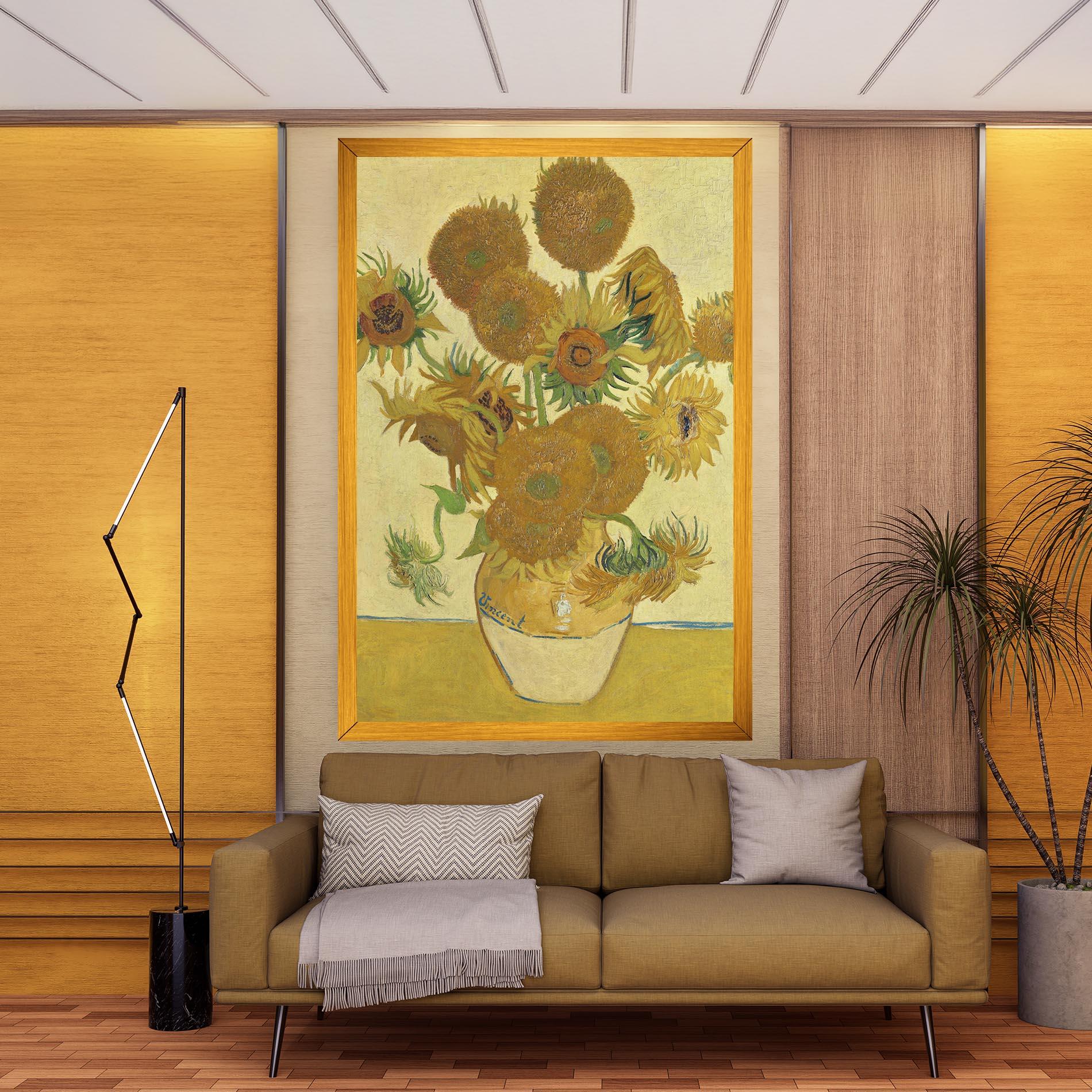 Tablou Canvas Sunflowers Vase Art mockup 9