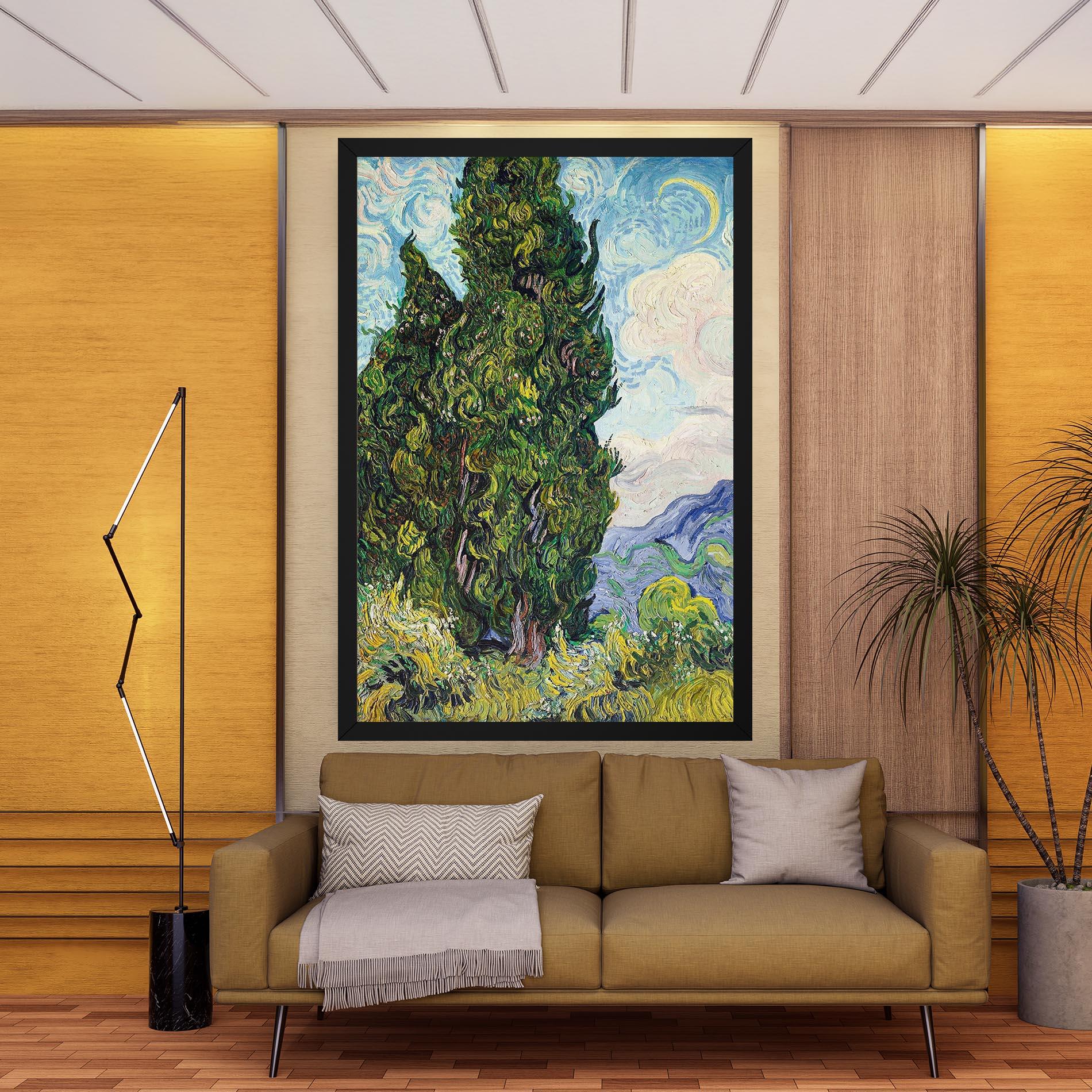 Tablou Canvas Cypresses mockup 9