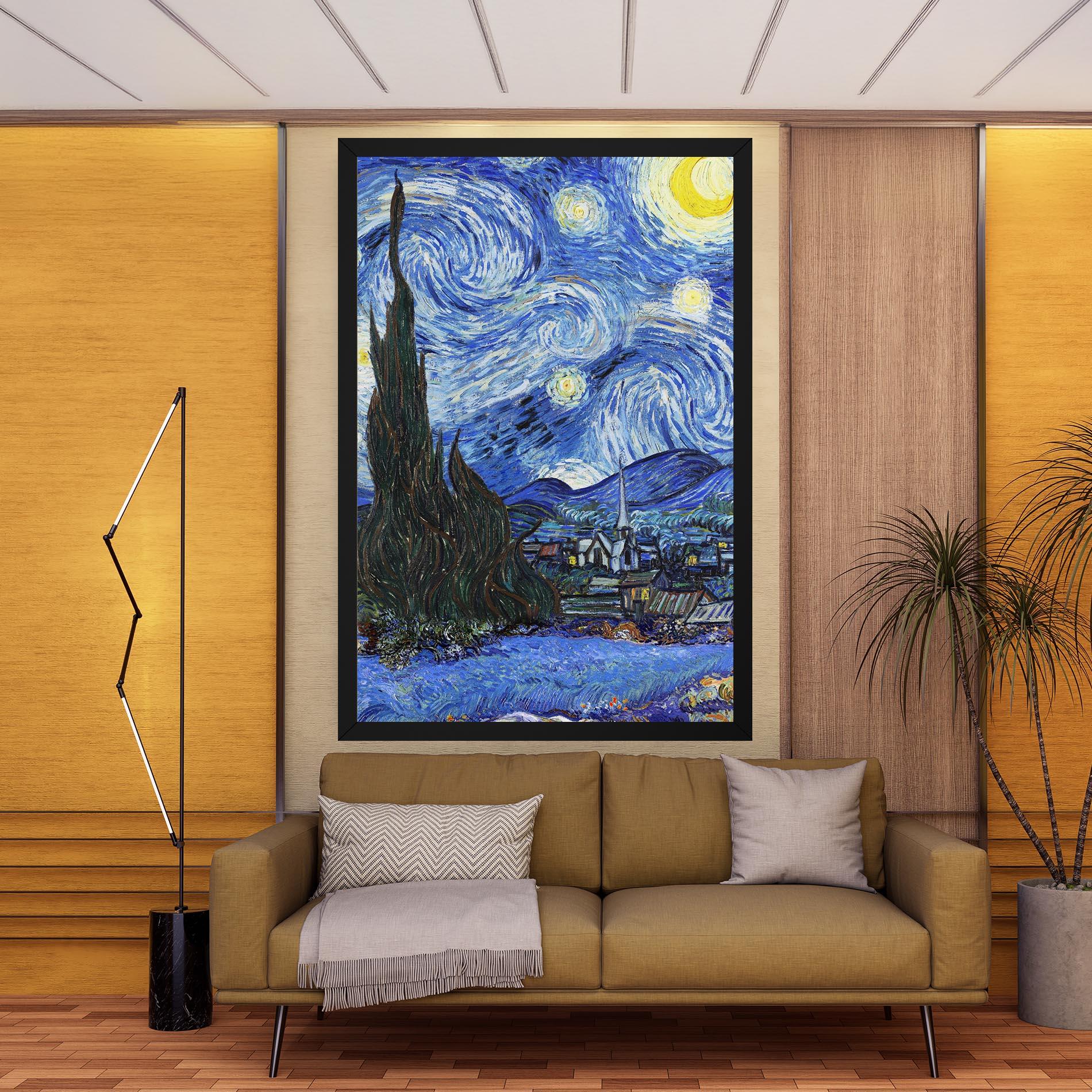 Tablou Canvas Starry Night Art mockup 9