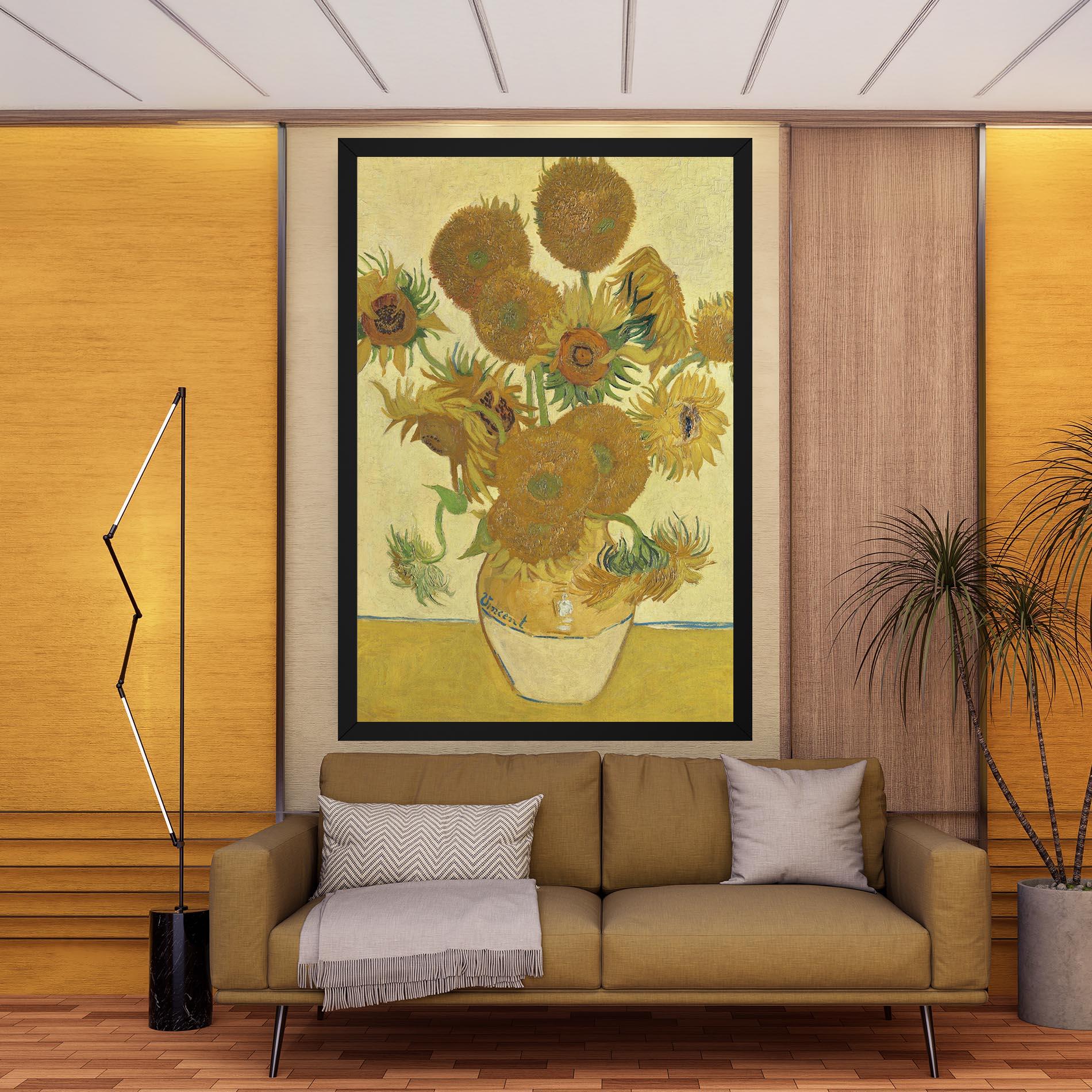 Tablou Canvas Sunflowers Vase Art mockup 9