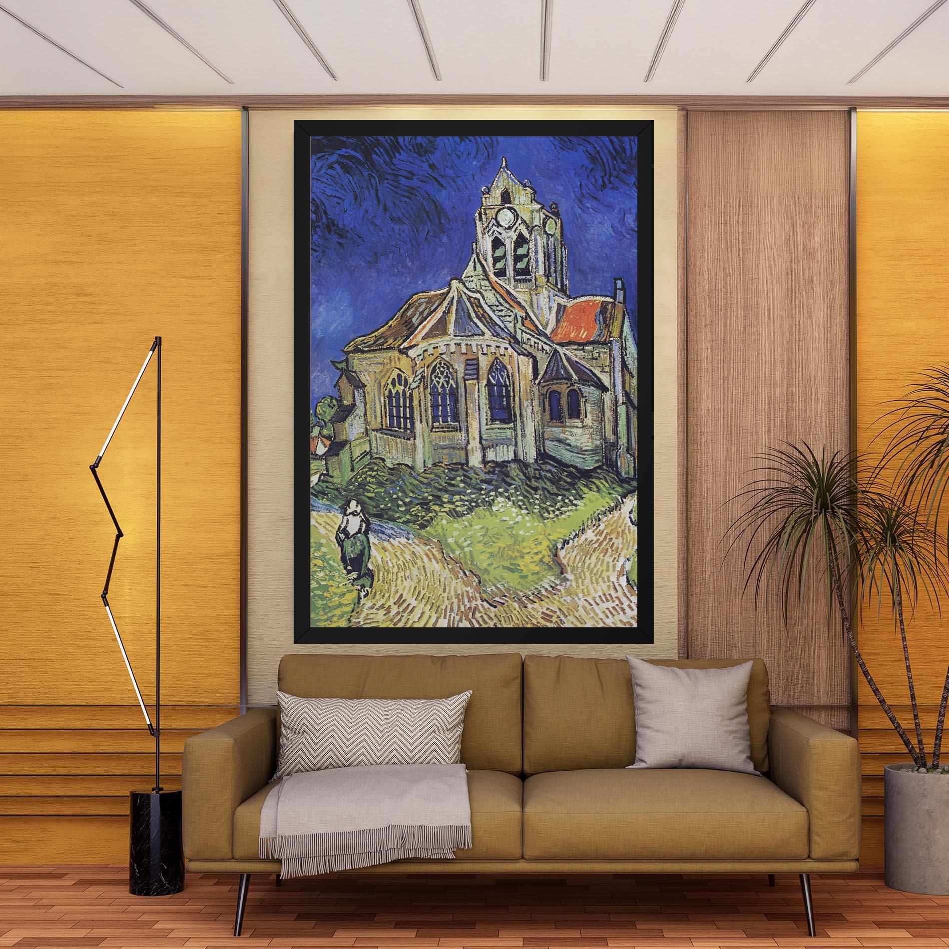 Tablou Canvas The Church At Auvers mockup 9