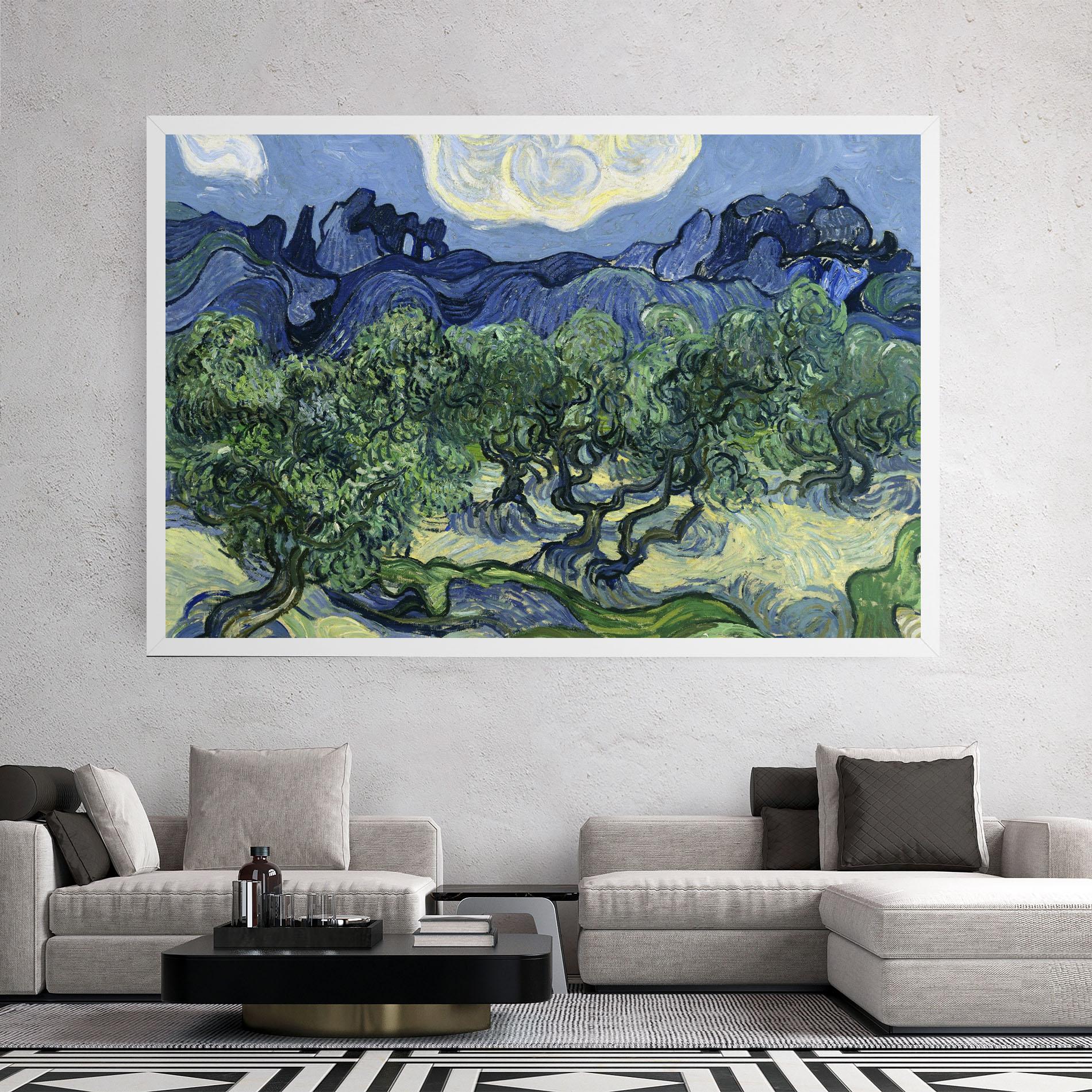Tablou Canvas Olive Trees Alpilles mockup 2