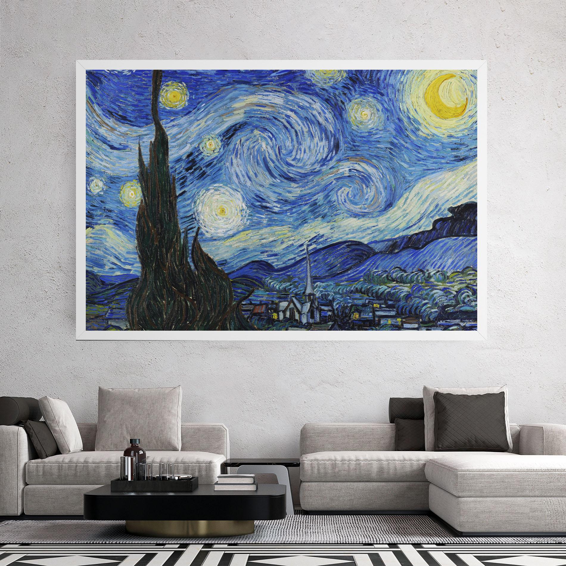 Tablou Canvas The Starry Night mockup 2