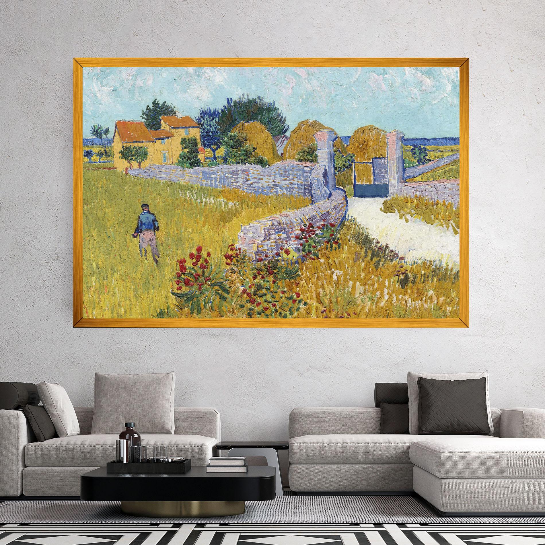 Tablou Canvas Farmhouse In Provence mockup 2