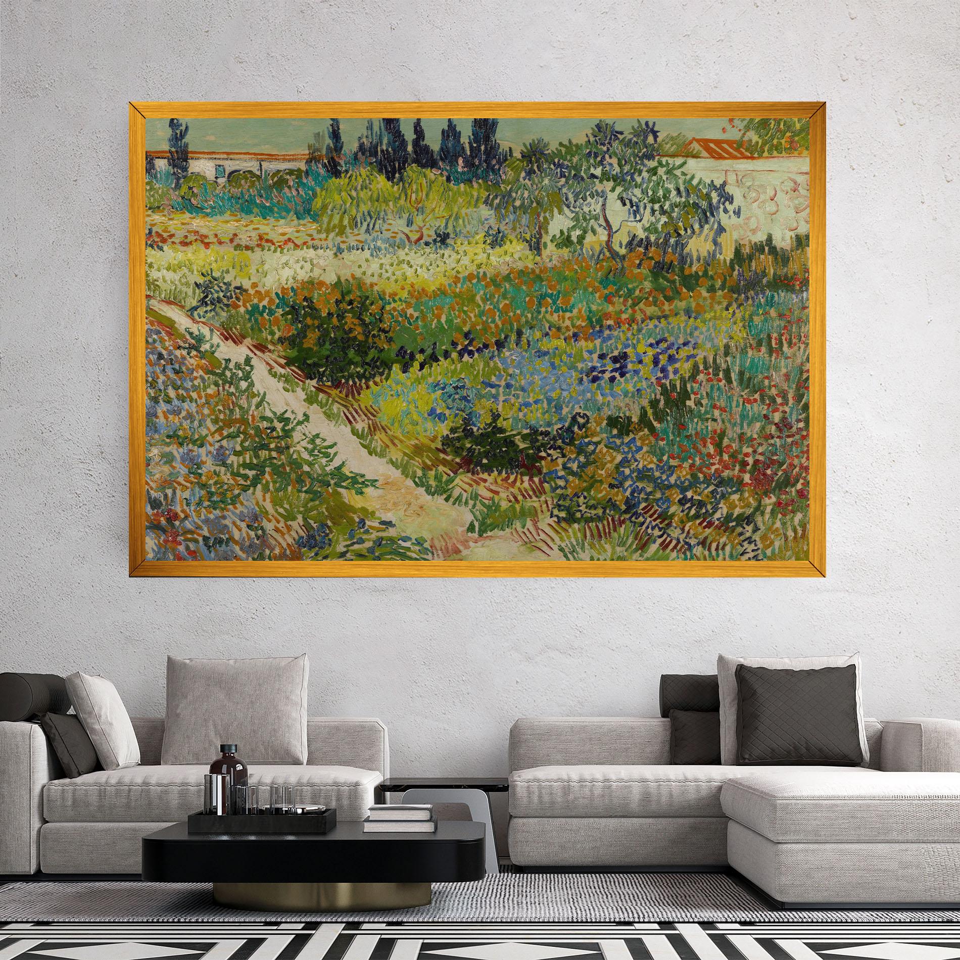 Tablou Canvas Garden At Arles mockup 2