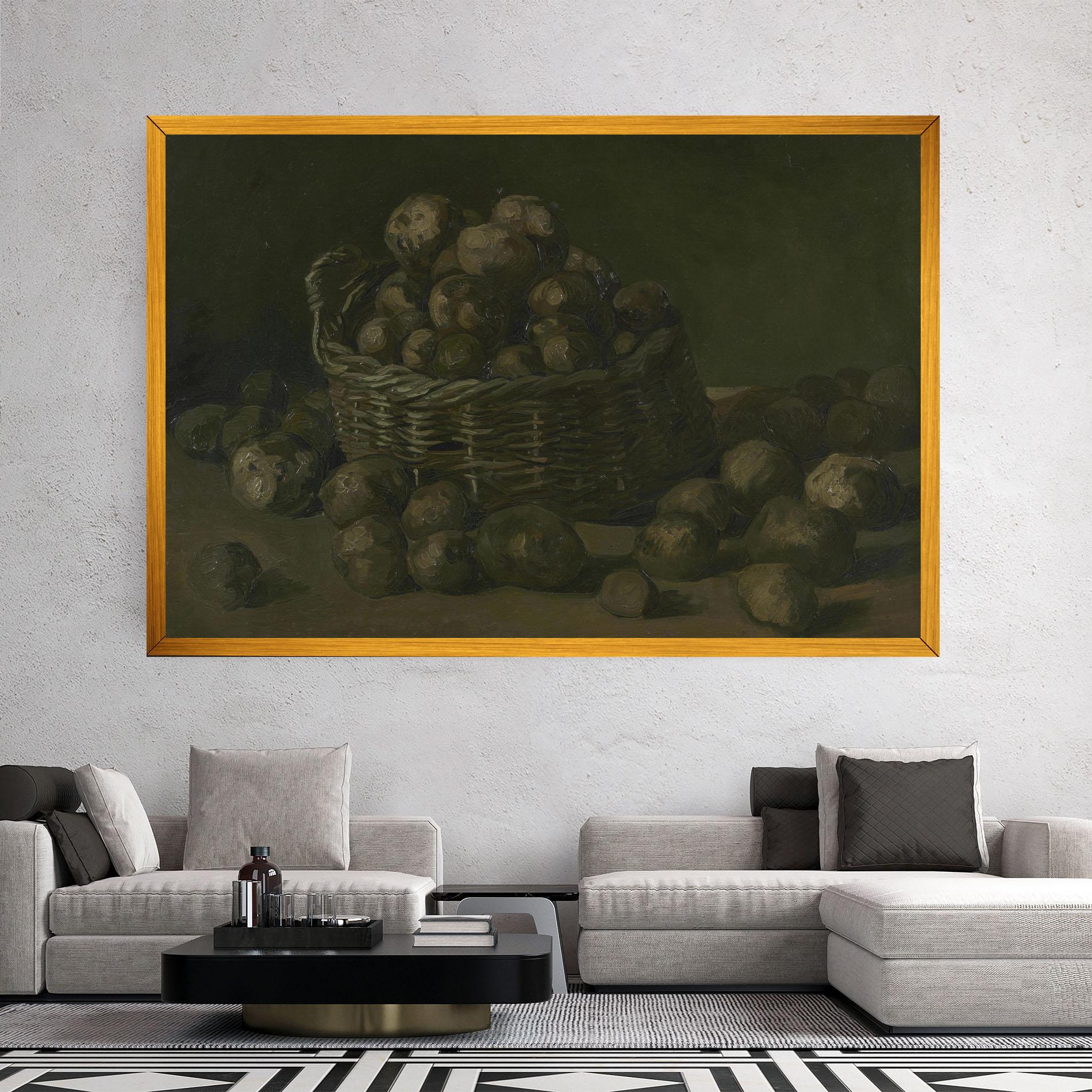 Tablou Canvas Mand Met Aardappels mockup 2